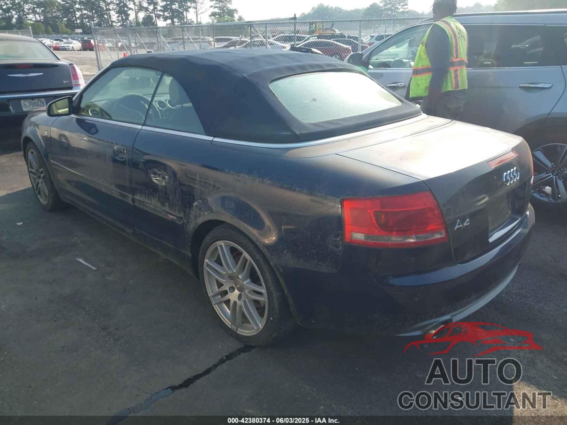 AUDI A4 2009 - WAUAF48H79K009202