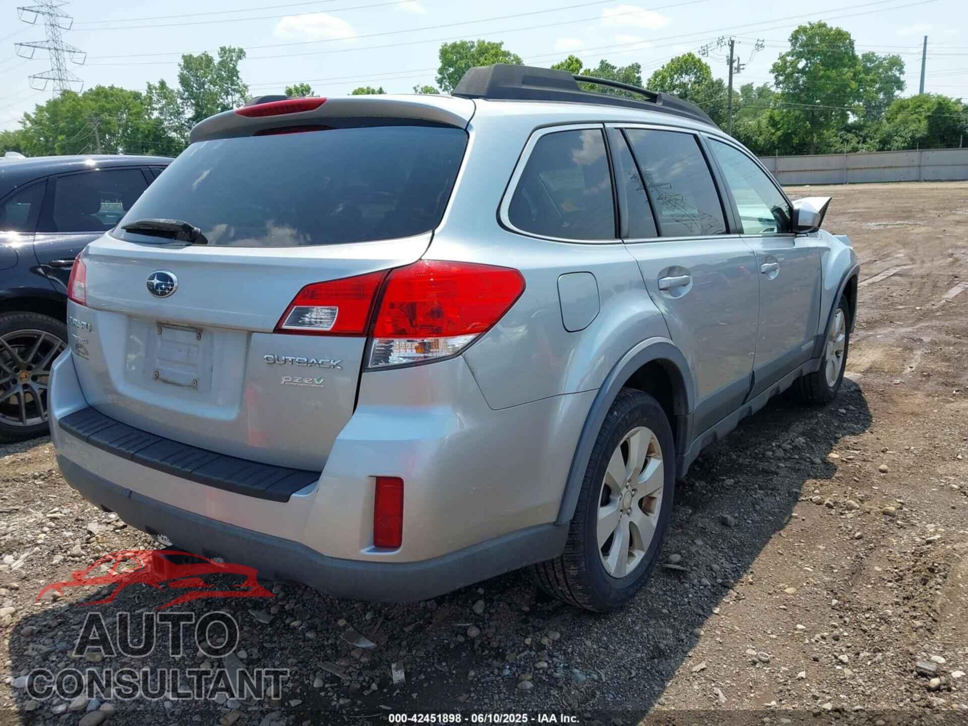 SUBARU OUTBACK 2012 - 4S4BRBCCXC3292741