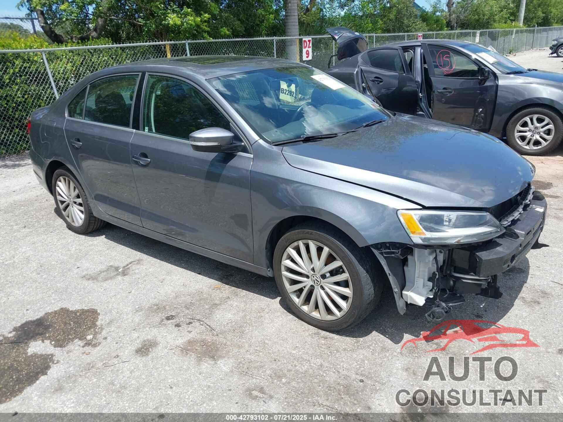VOLKSWAGEN JETTA 2014 - 3VWL07AJ7EM291823