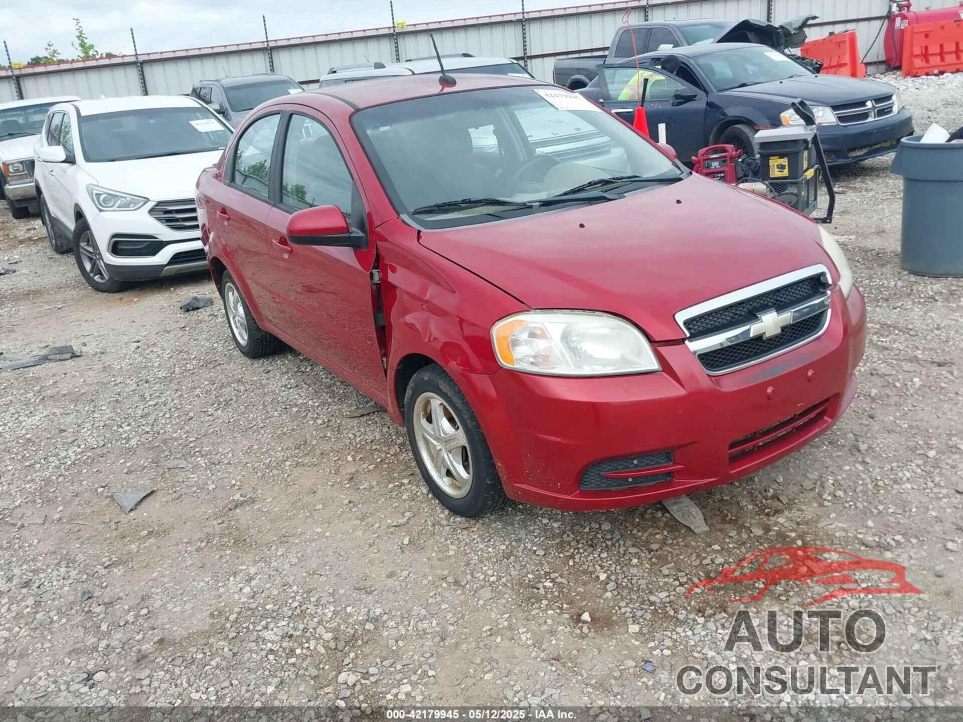 CHEVROLET AVEO 2011 - KL1TD5DE2BB214345