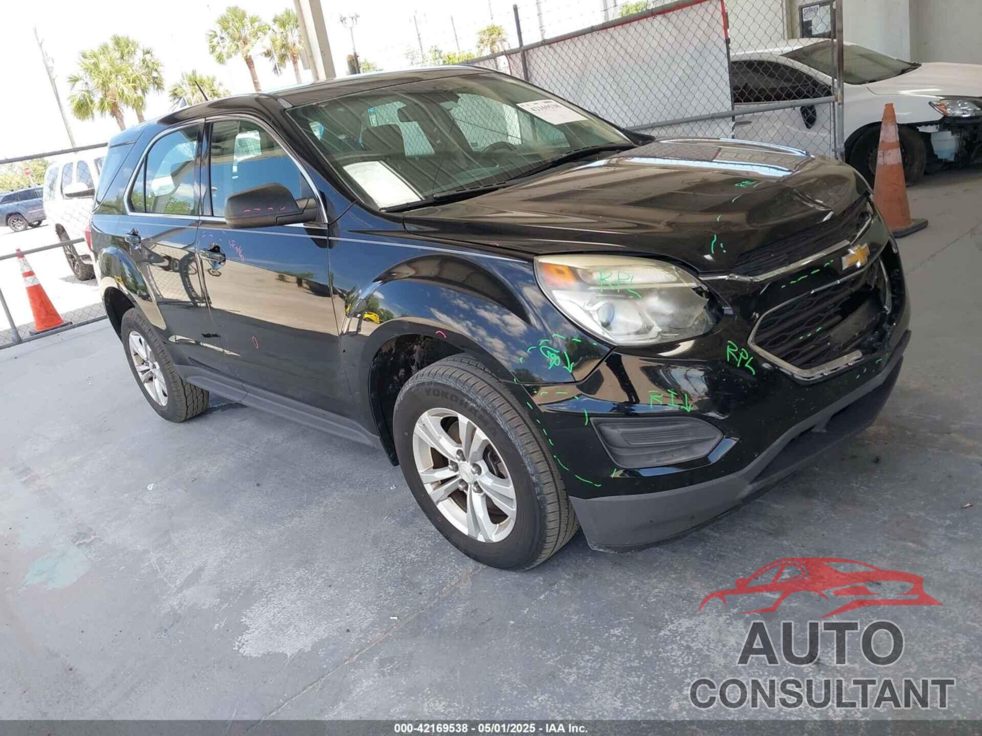 CHEVROLET EQUINOX 2016 - 2GNALBEK5G6219482