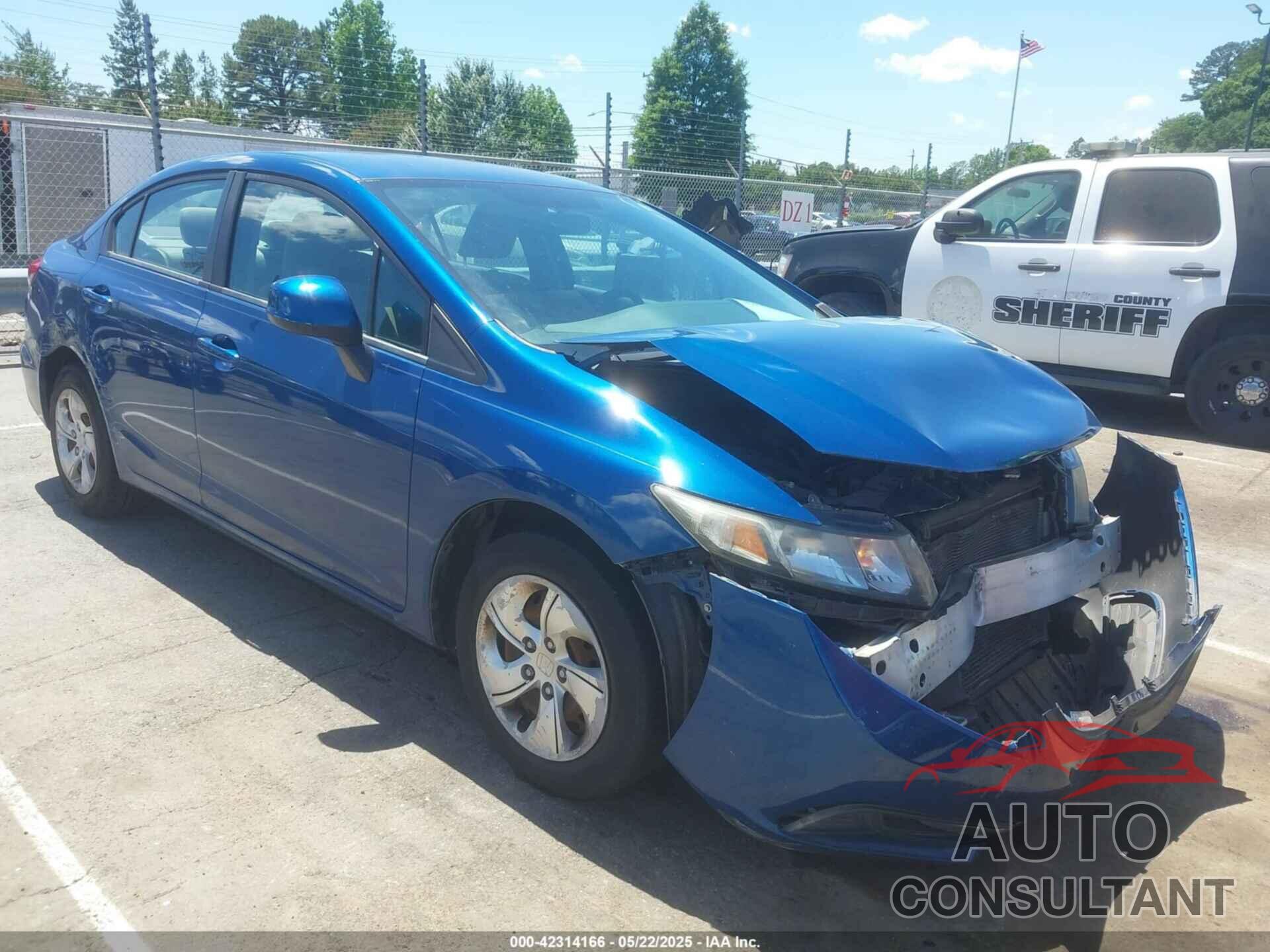 HONDA CIVIC 2013 - 2HGFB2F52DH525907
