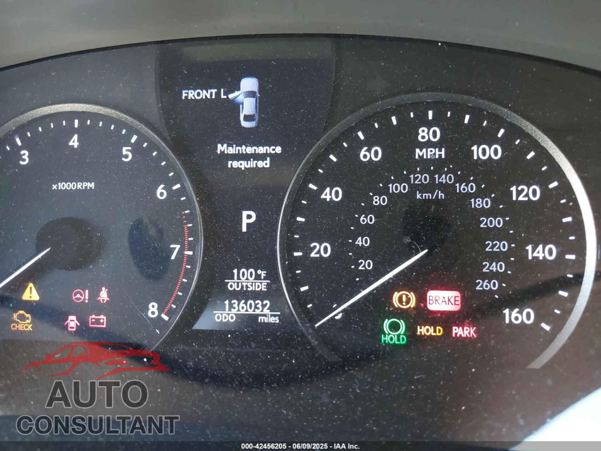 LEXUS LS 460 2014 - JTHGL5EF8E5053392