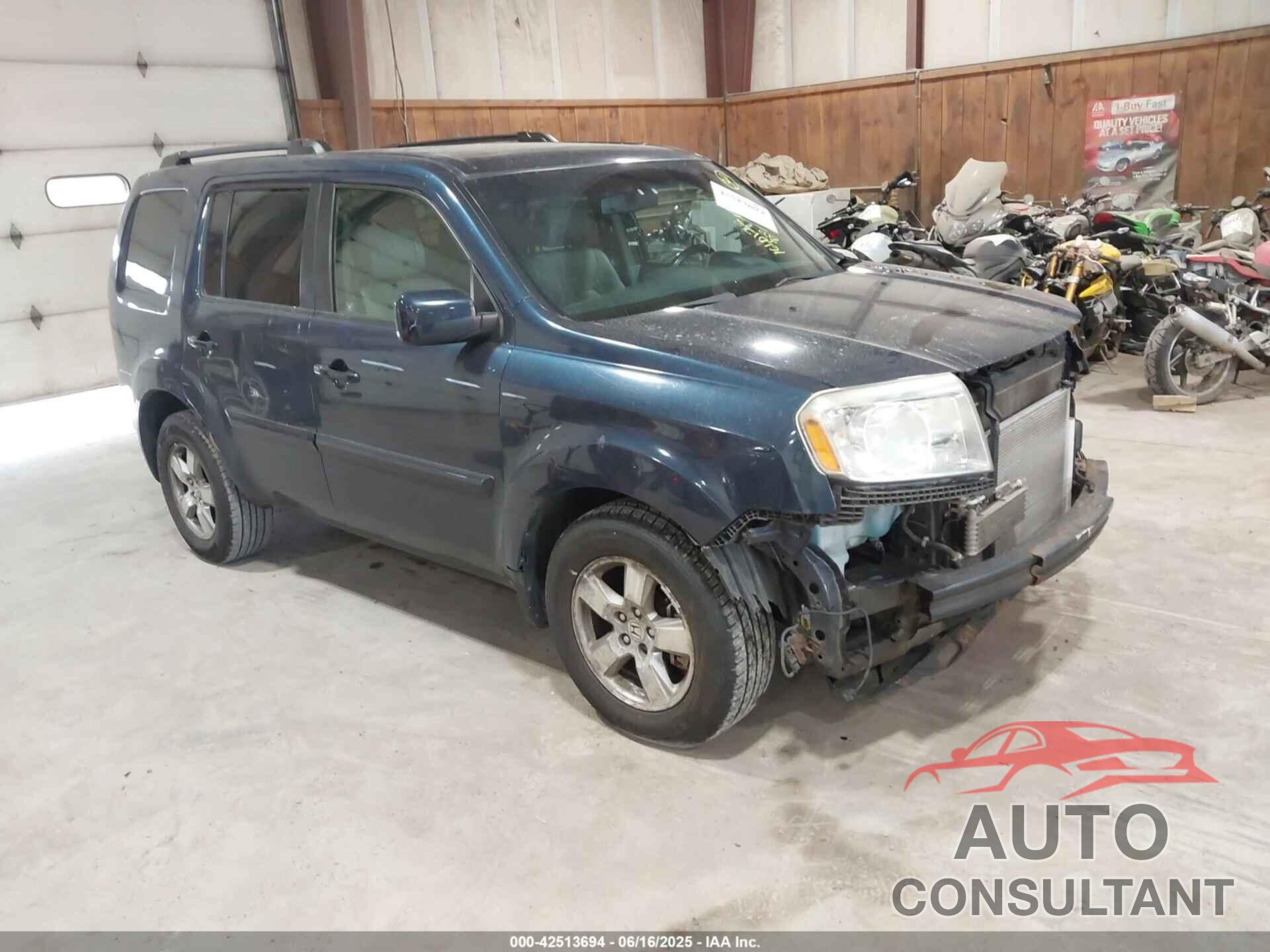 HONDA PILOT 2010 - 5FNYF4H52AB026109