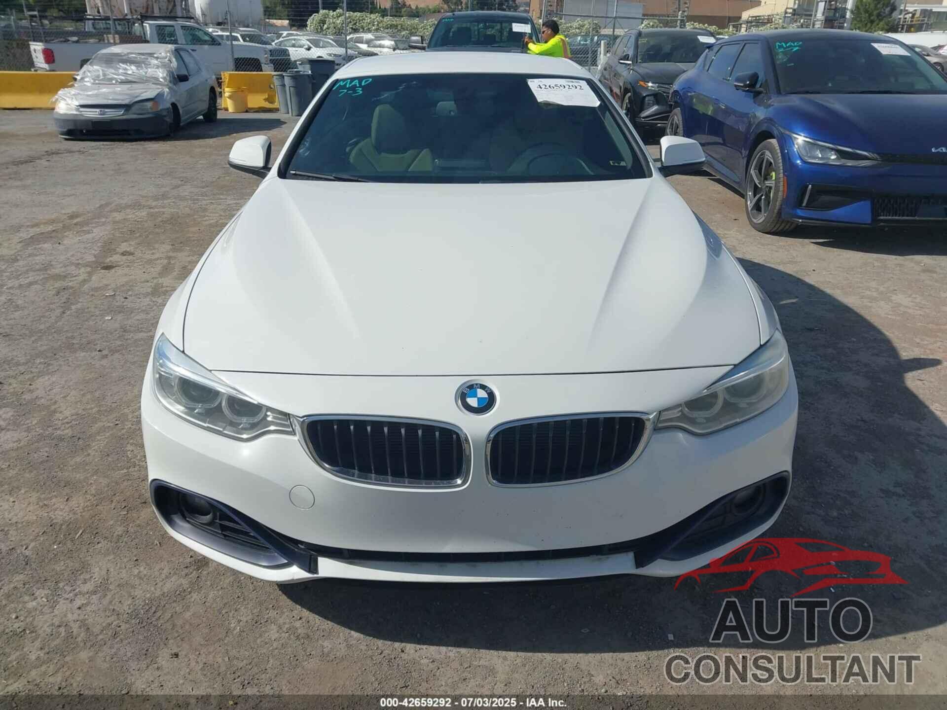 BMW 428I 2016 - WBA3V7C59G5A25524