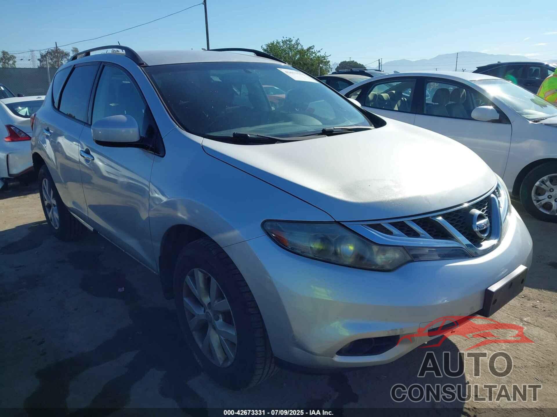 NISSAN MURANO 2014 - JN8AZ1MU4EW411861