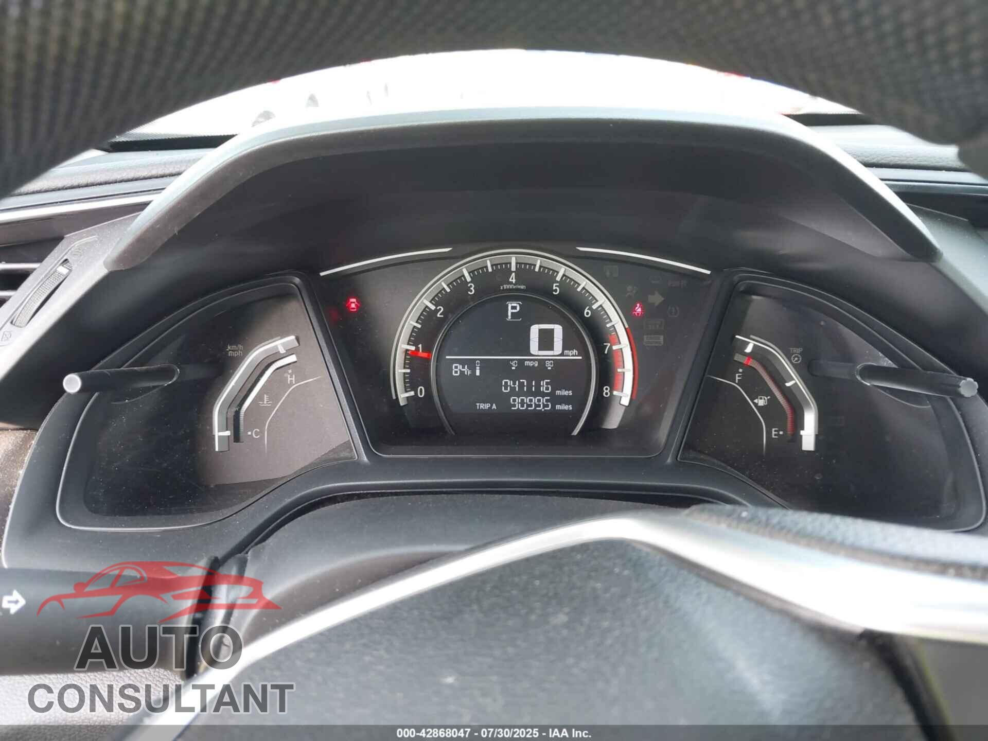 HONDA CIVIC 2017 - 19XFC2F50HE044650