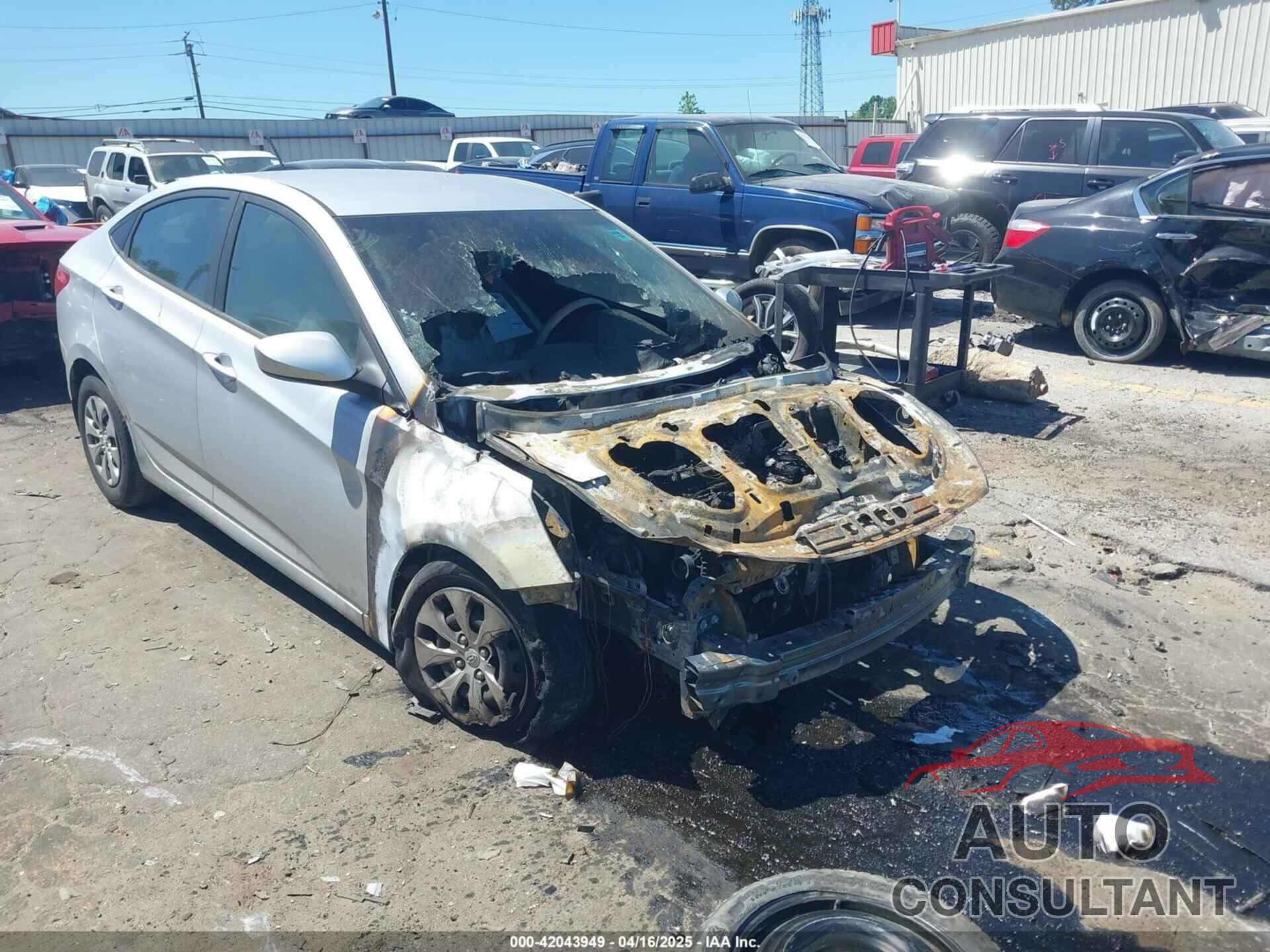 HYUNDAI ACCENT 2016 - KMHCT4AE9GU144392