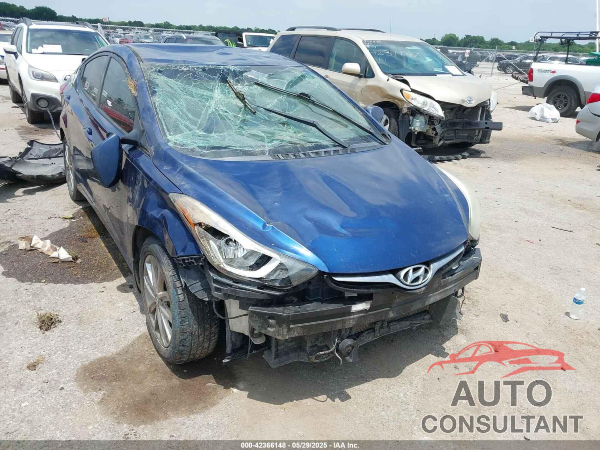HYUNDAI ELANTRA 2016 - 5NPDH4AE9GH667349