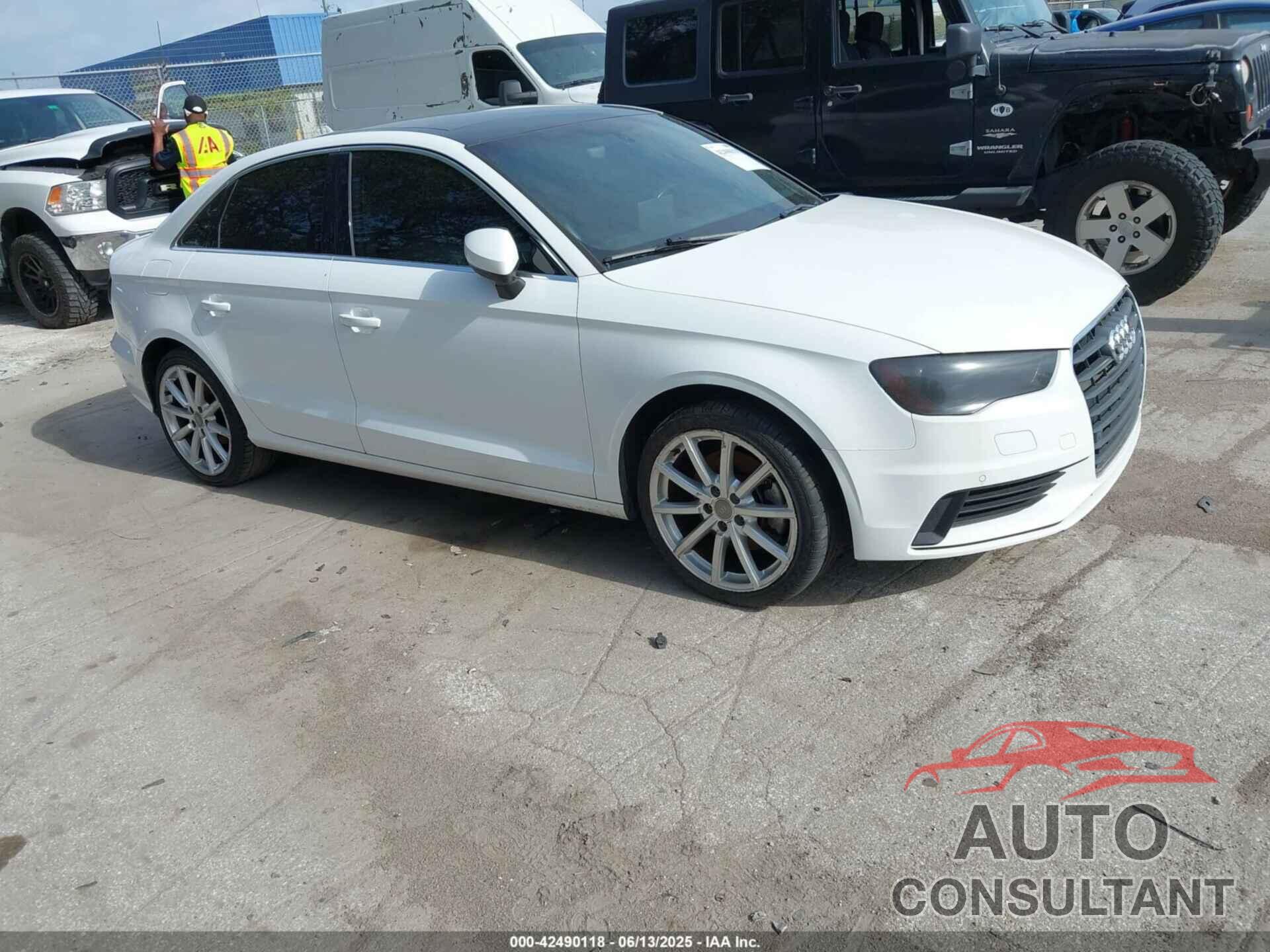 AUDI A3 2016 - WAUC7GFF1G1070704