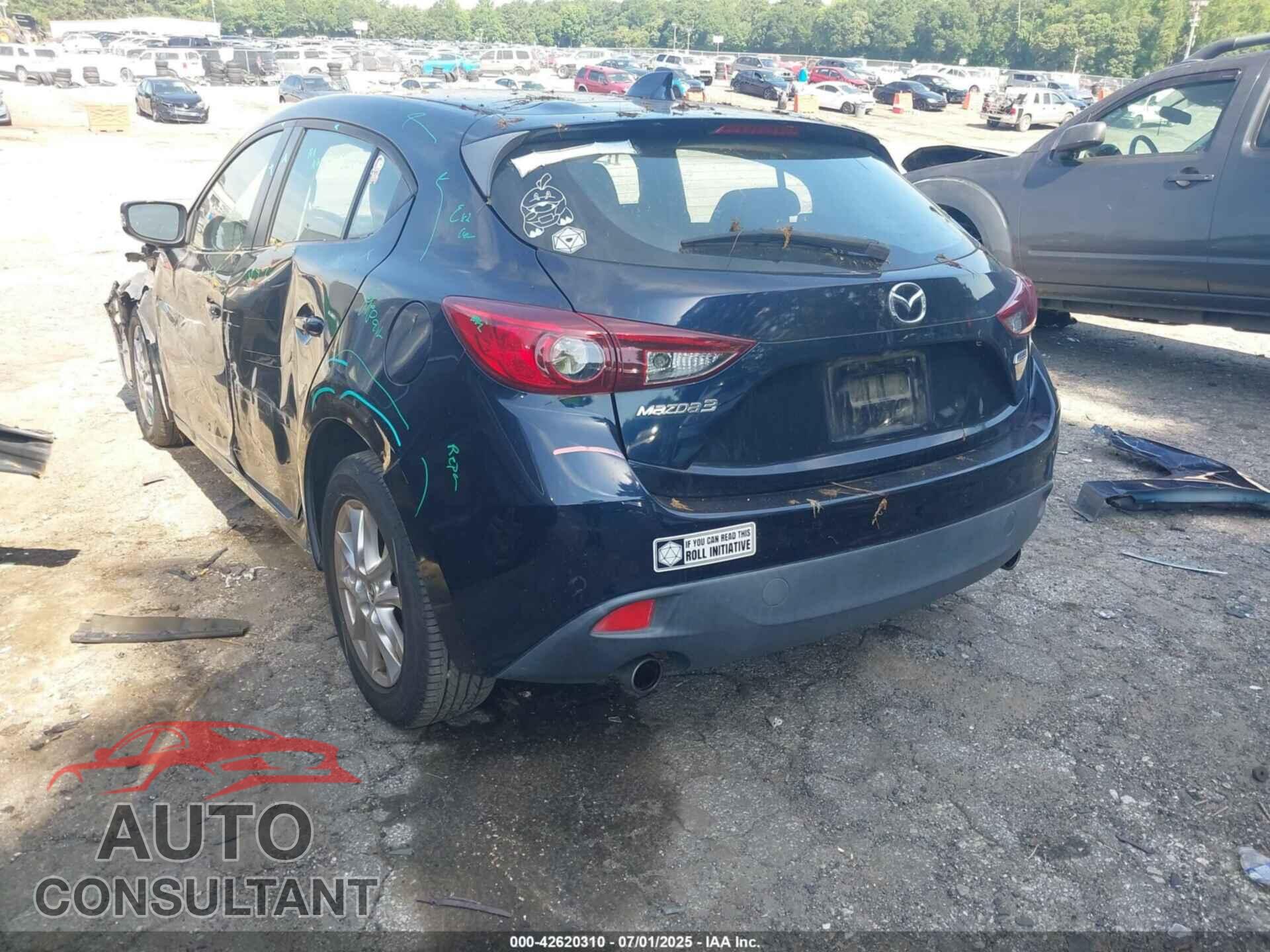 MAZDA MAZDA3 2014 - JM1BM1M76E1204765