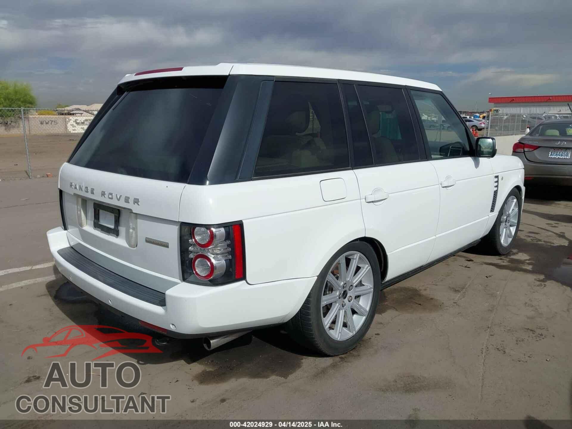 LAND ROVER RANGE ROVER 2012 - SALMF1E48CA387325