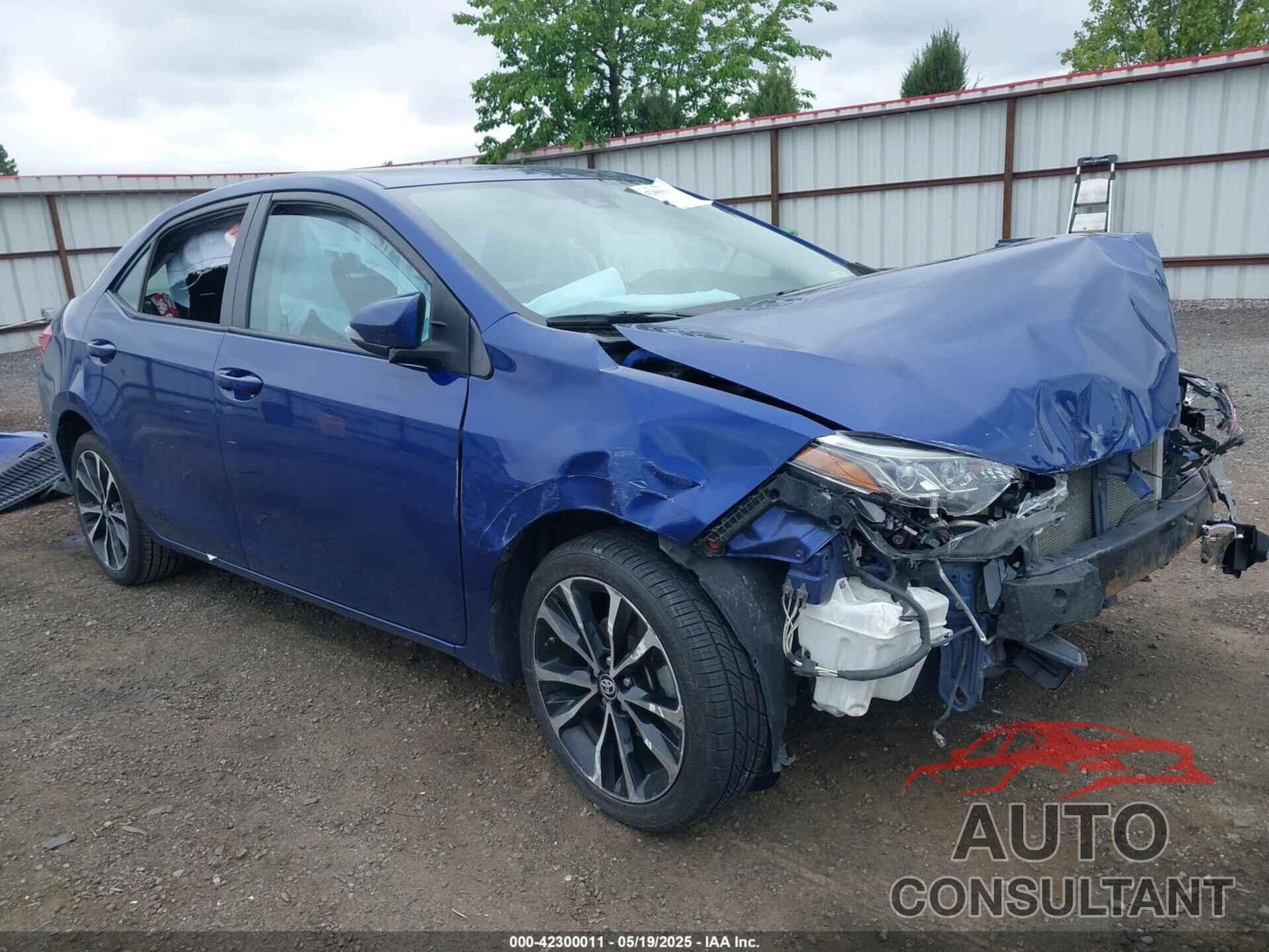 TOYOTA COROLLA 2017 - 2T1BURHE3HT861871