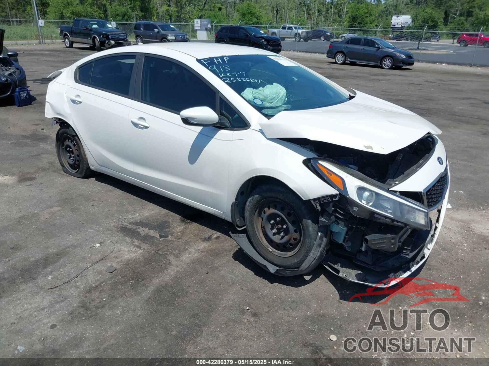 KIA FORTE 2017 - 3KPFL4A78HE076458