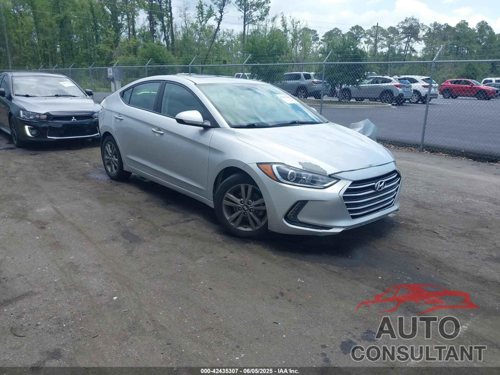 HYUNDAI ELANTRA 2018 - 5NPD84LF3JH285413