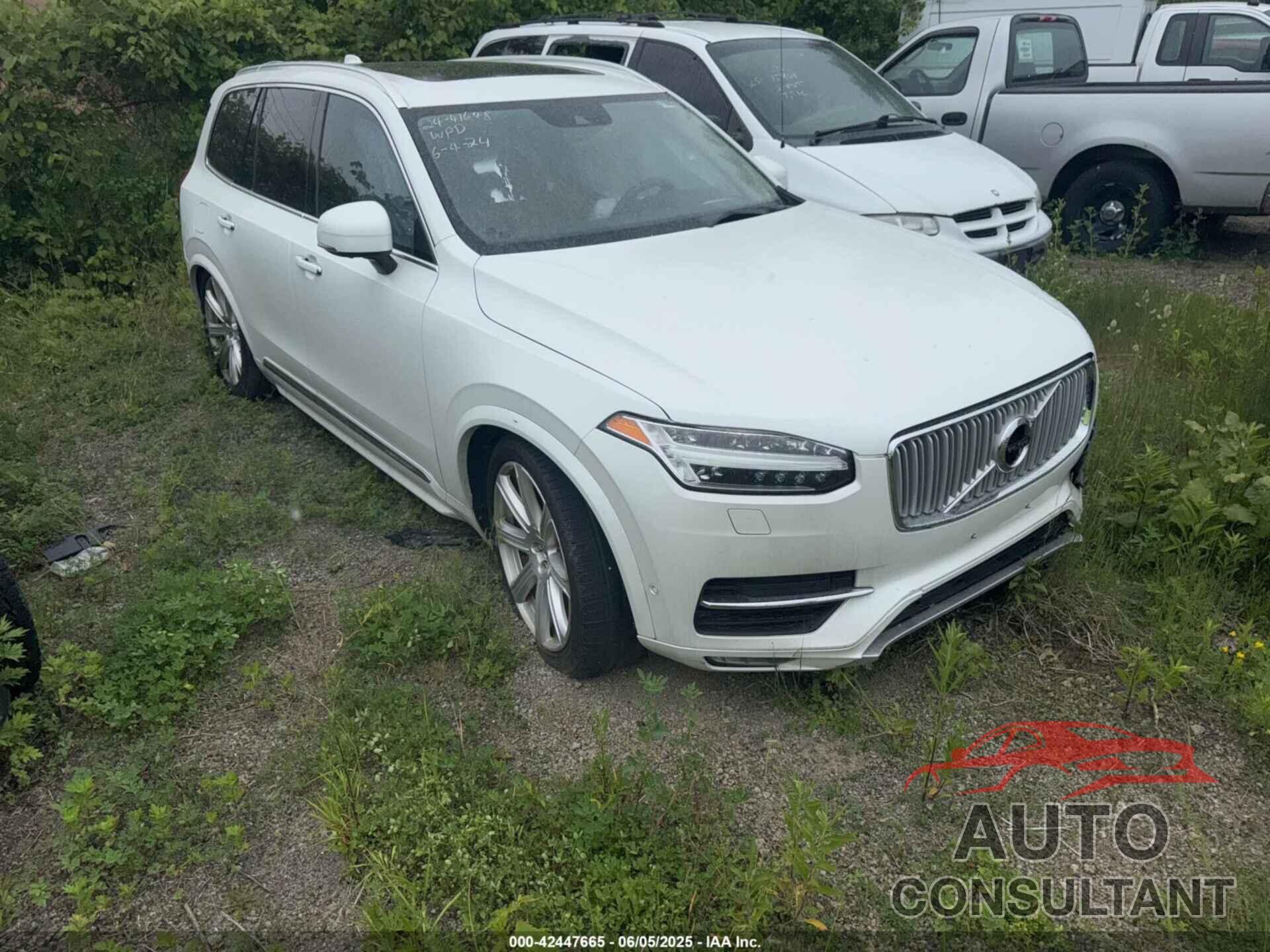 VOLVO XC90 2016 - YV4A22PL6G1030065