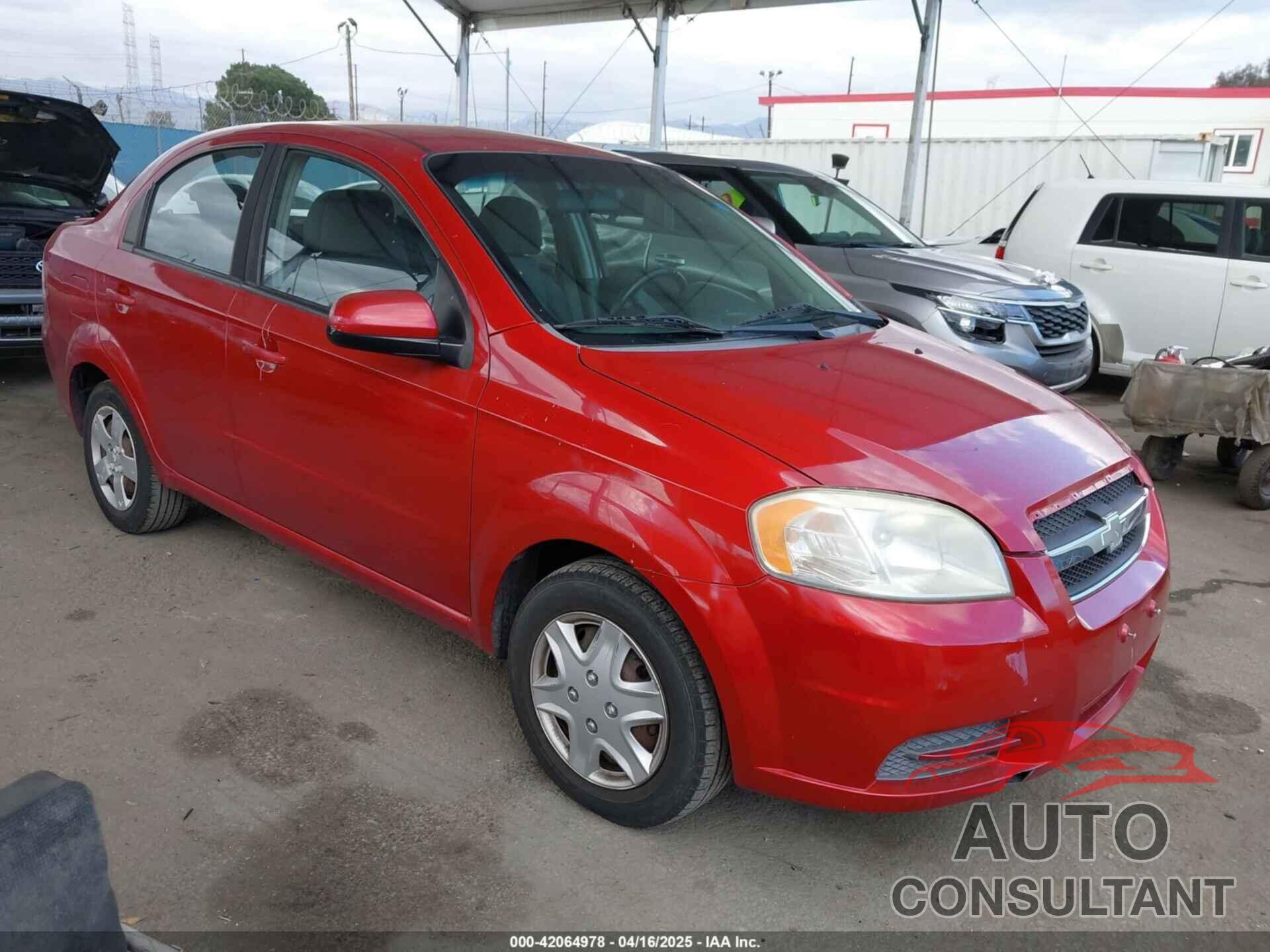 CHEVROLET AVEO 2011 - KL1TD5DE7BB127119