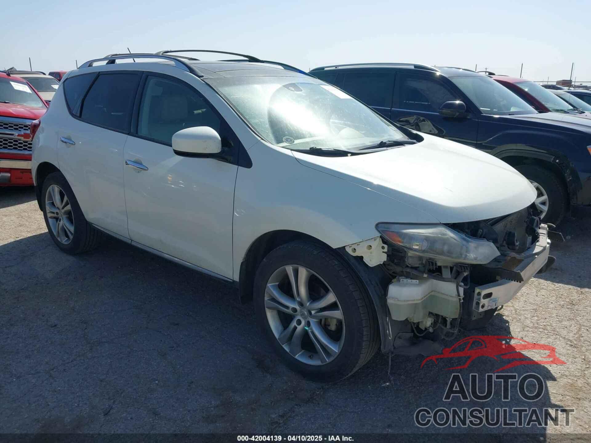 NISSAN MURANO 2011 - JN8AZ1MW1BW185680