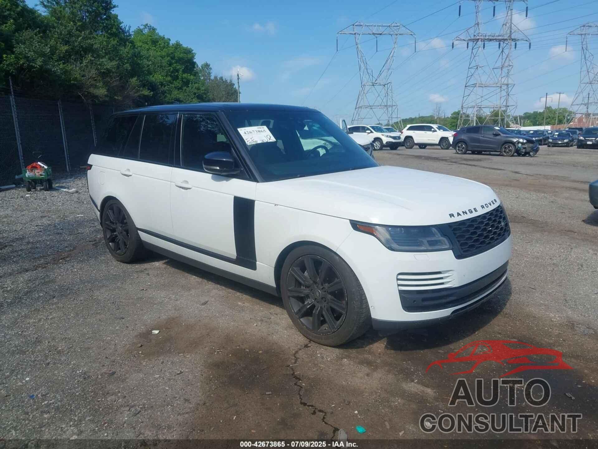 LAND ROVER RANGE ROVER 2019 - SALGS2SV4KA529809
