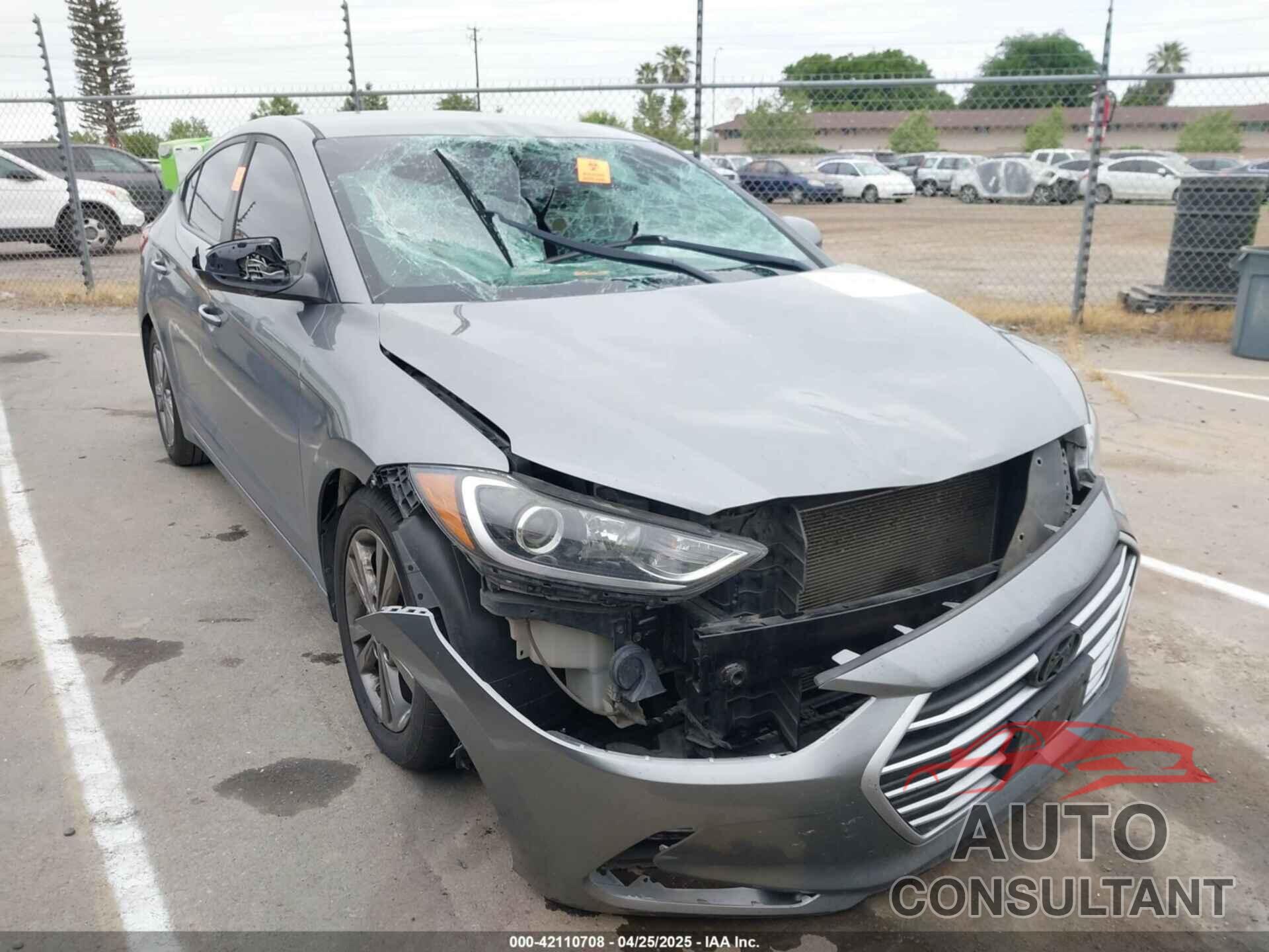 HYUNDAI ELANTRA 2018 - KMHD84LF5JU534716
