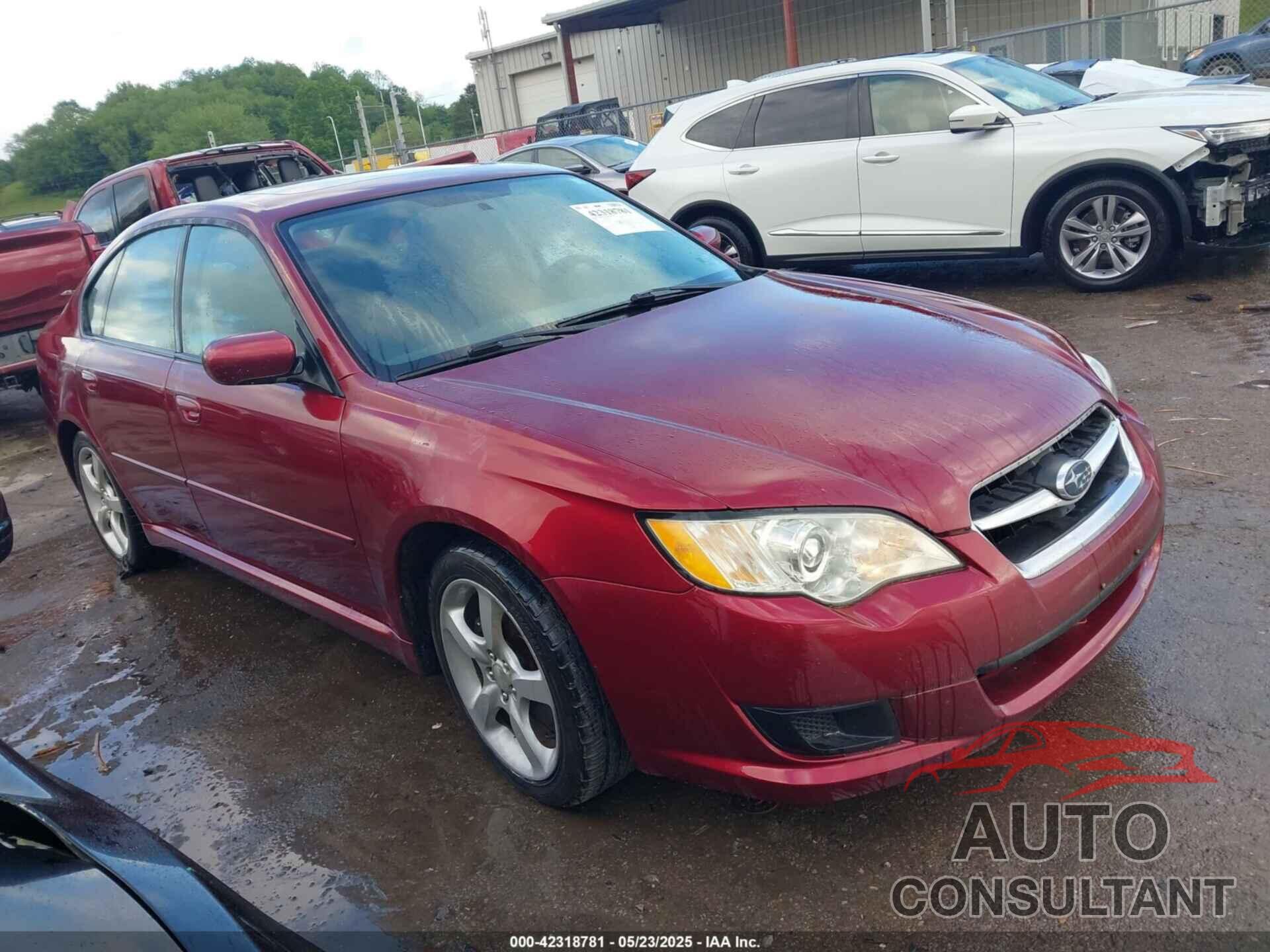 SUBARU LEGACY 2009 - 4S3BL616897212509