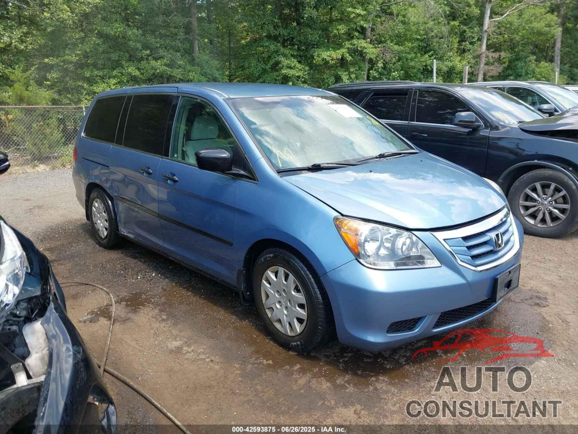HONDA ODYSSEY 2010 - 5FNRL3H29AB099622