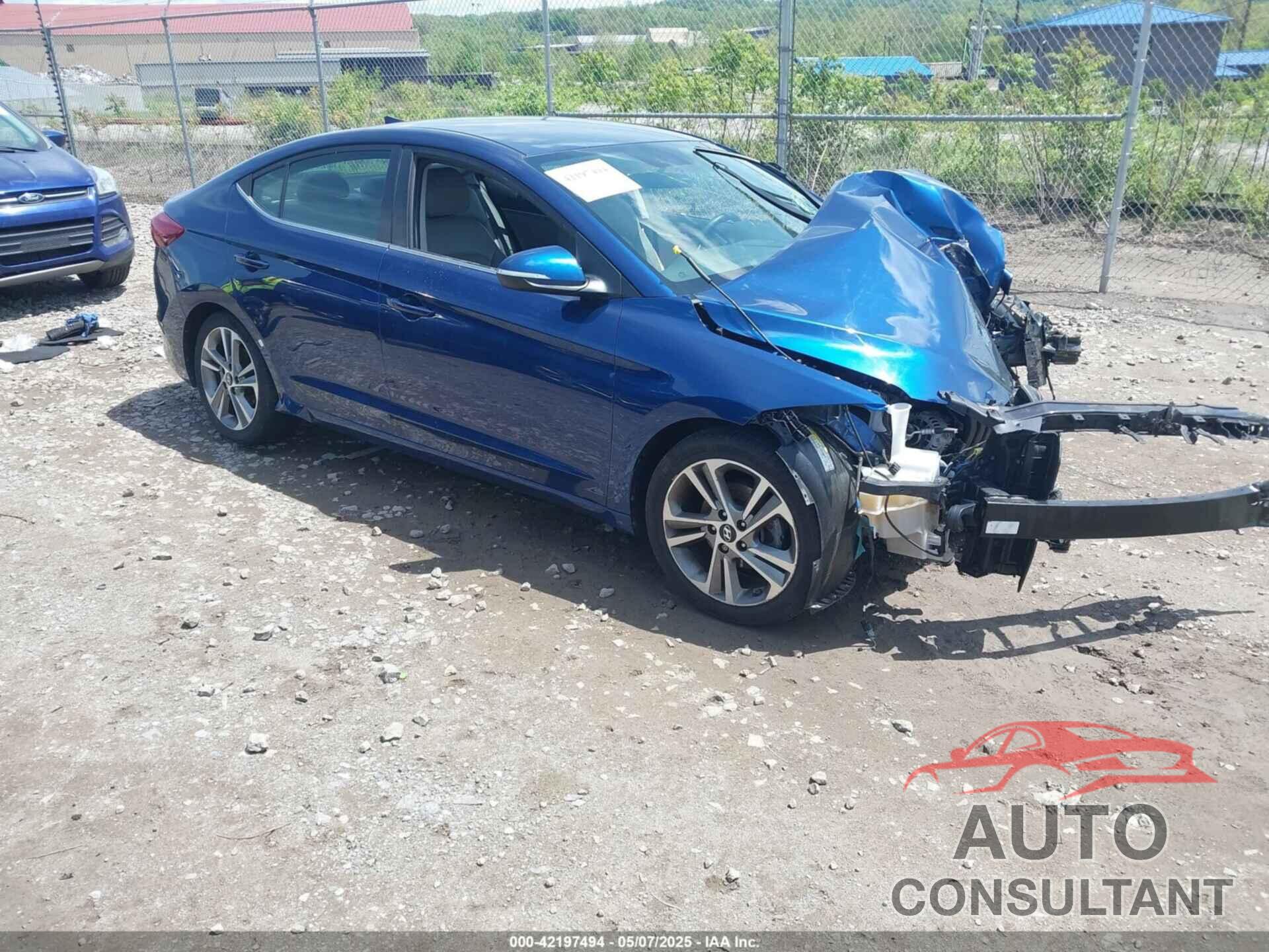 HYUNDAI ELANTRA 2018 - 5NPD84LF4JH378229