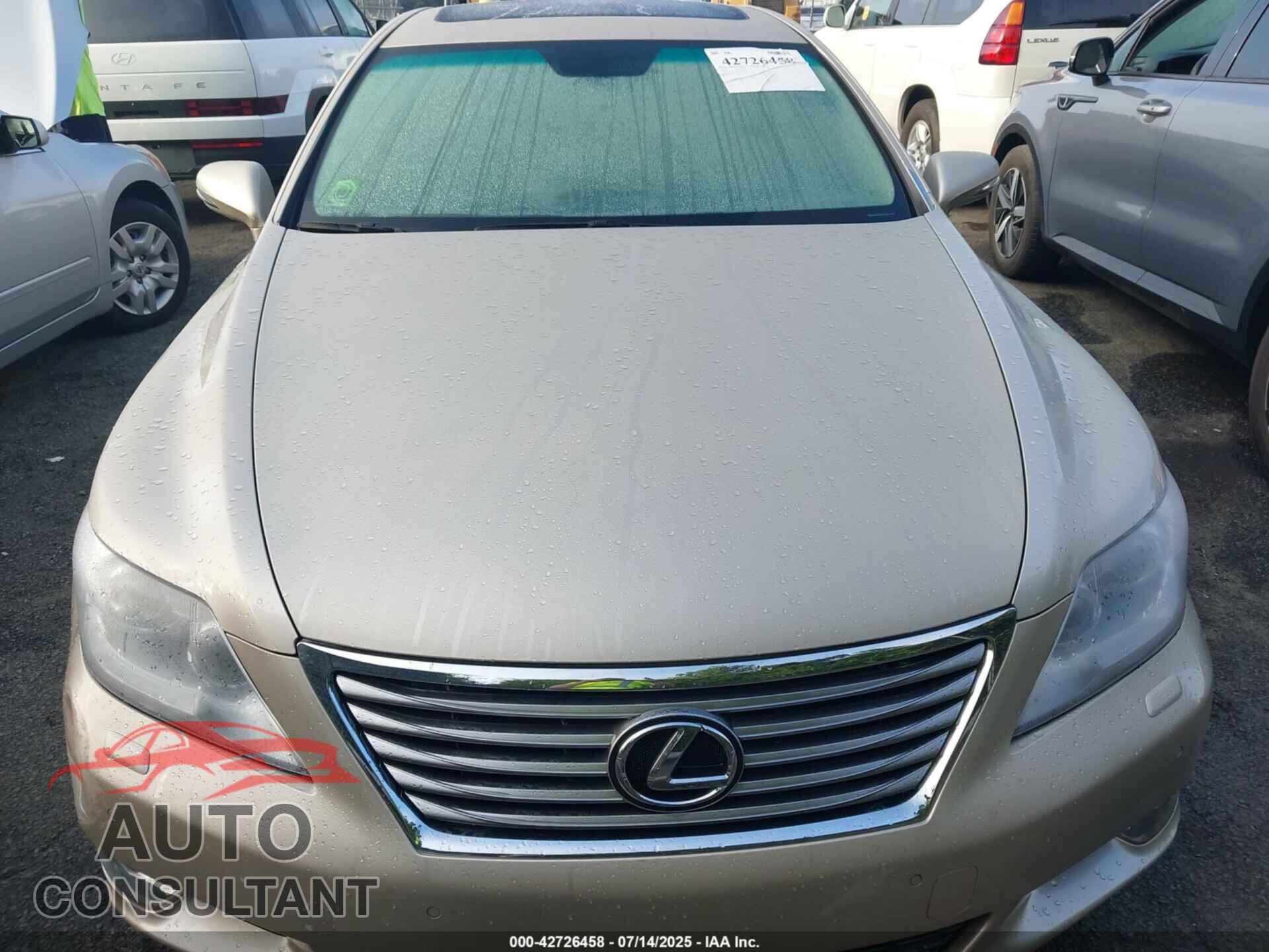 LEXUS LS 460 2012 - JTHBL5EF5C5111062
