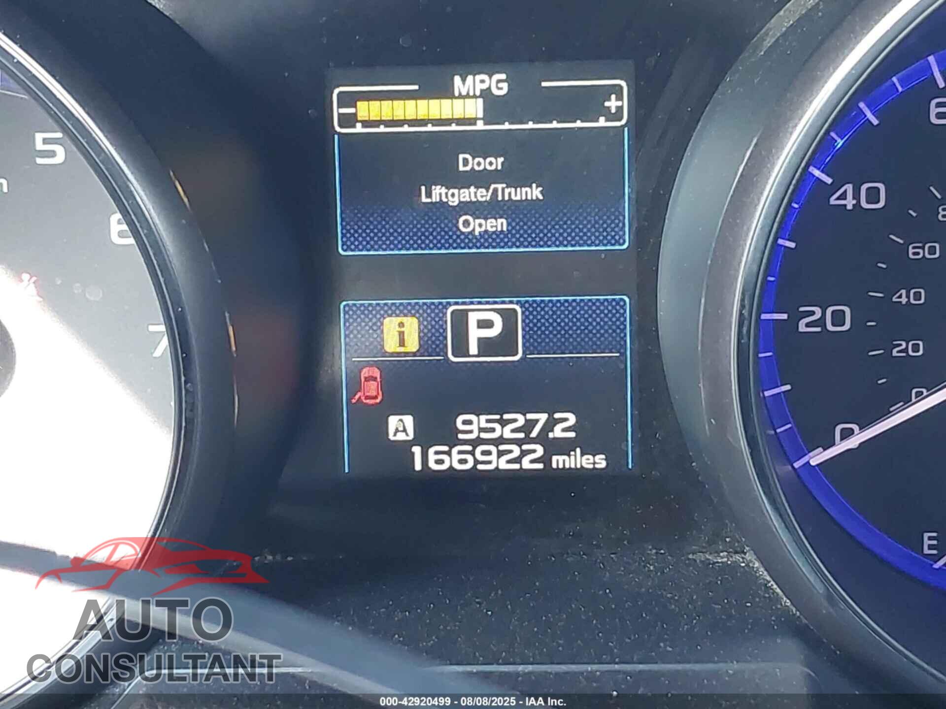 SUBARU OUTBACK 2015 - 4S4BSBCC5F3312614