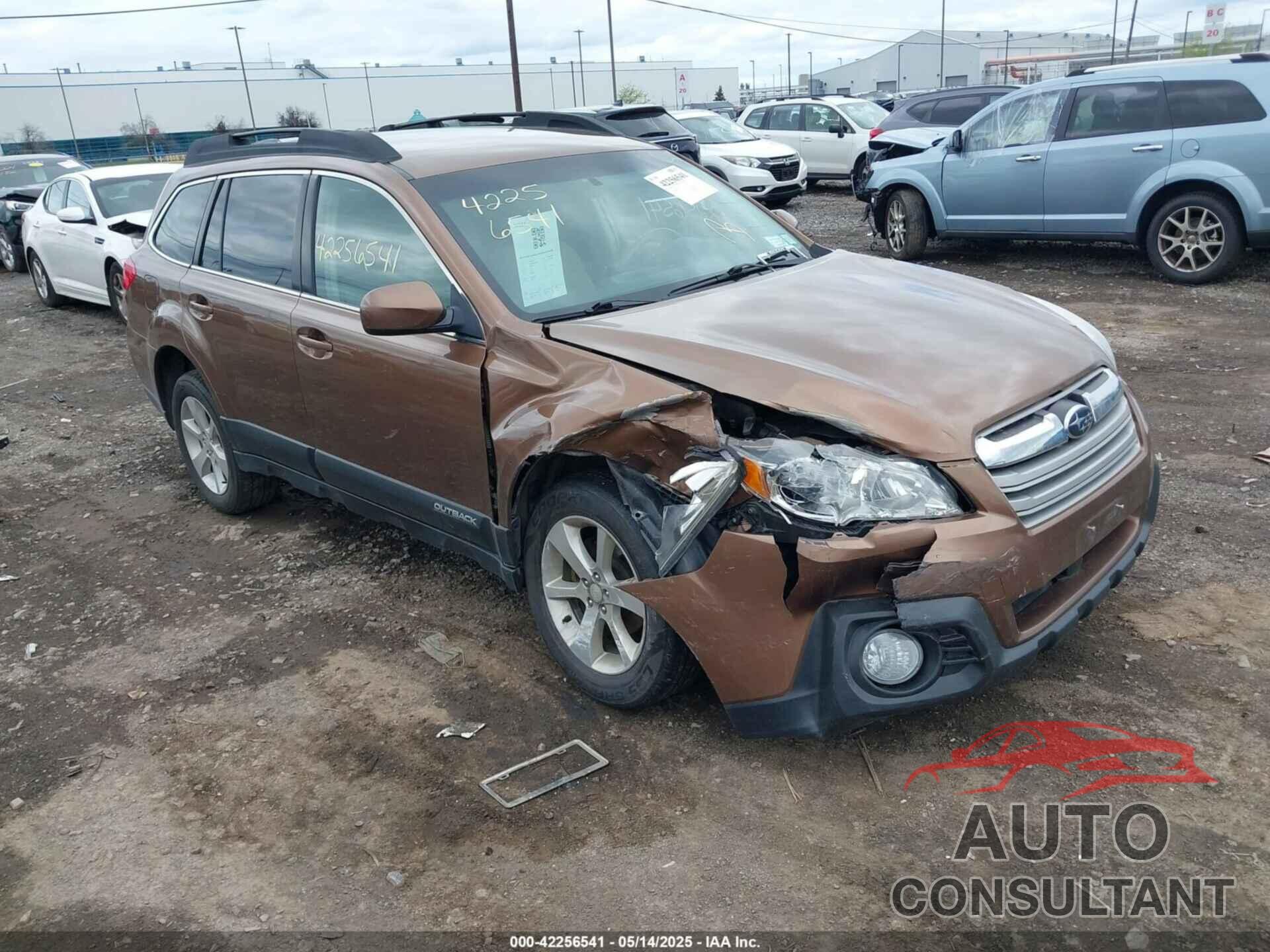 SUBARU OUTBACK 2013 - 4S4BRBCC6D3323775