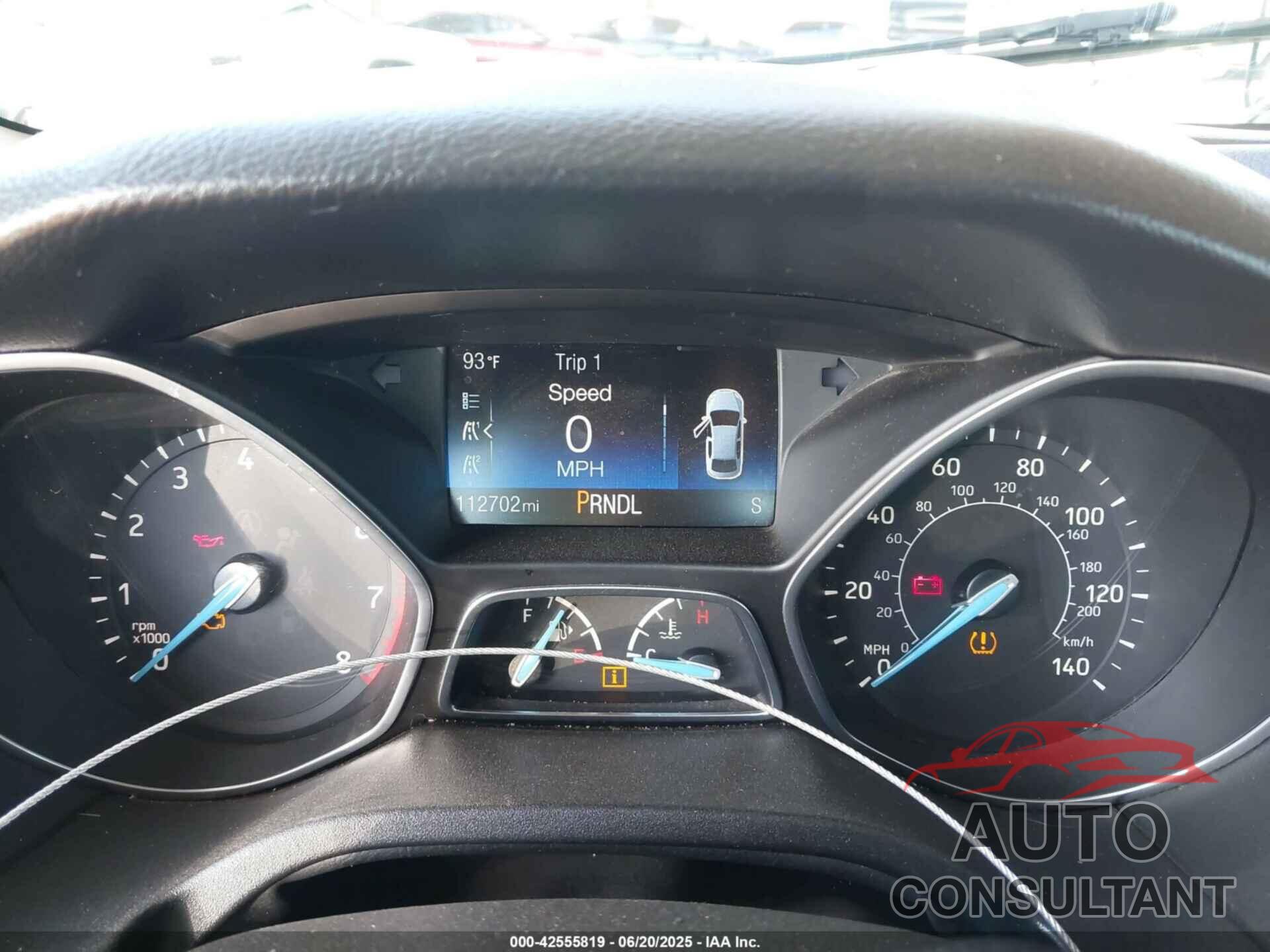 FORD FOCUS 2016 - 1FADP3F23GL405839