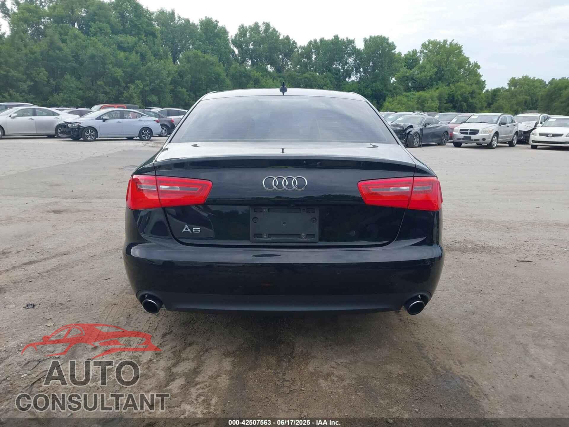 AUDI A6 2013 - WAUGFAFC8DN015842