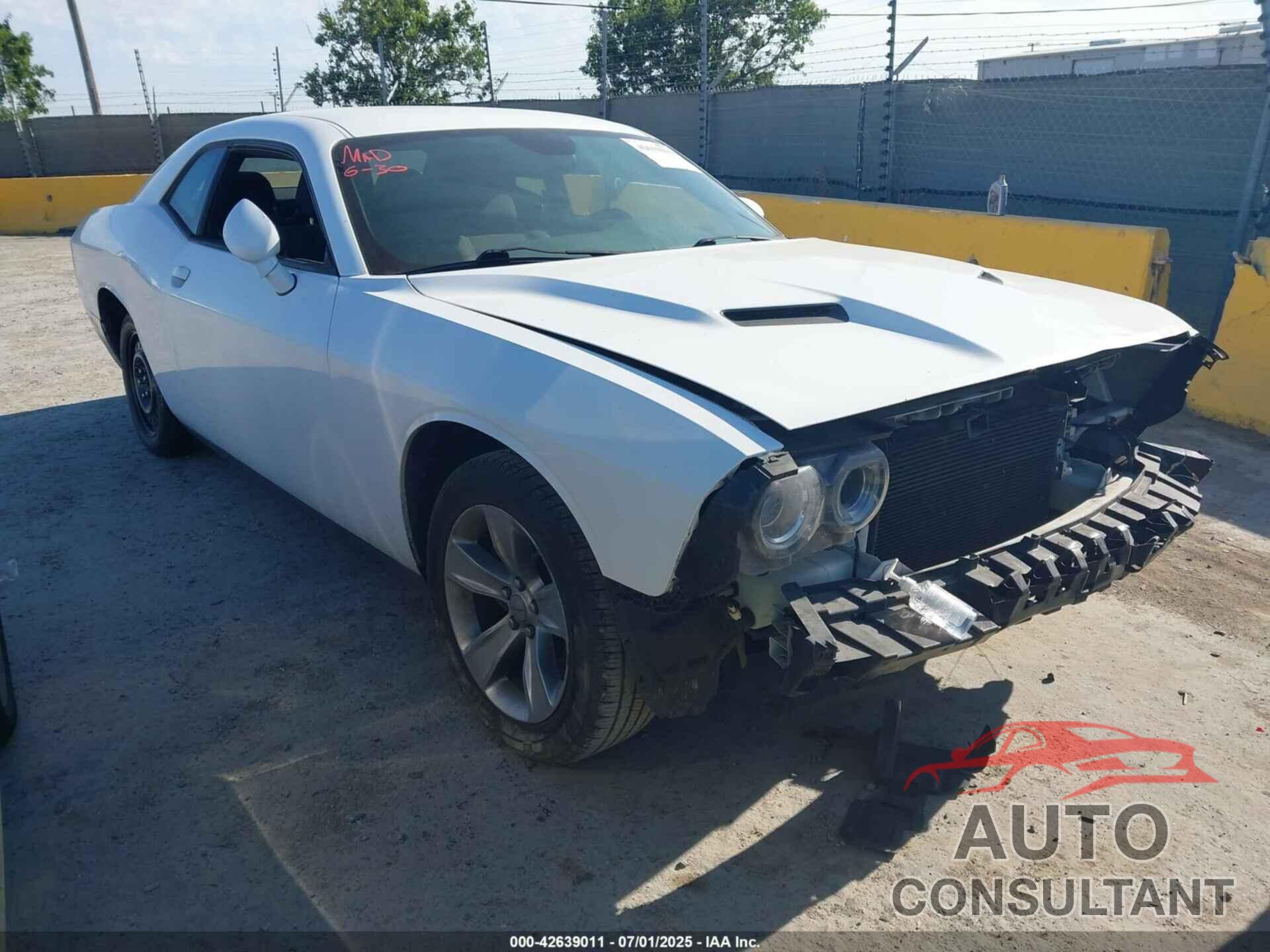 DODGE CHALLENGER 2015 - 2C3CDZAG5FH865038