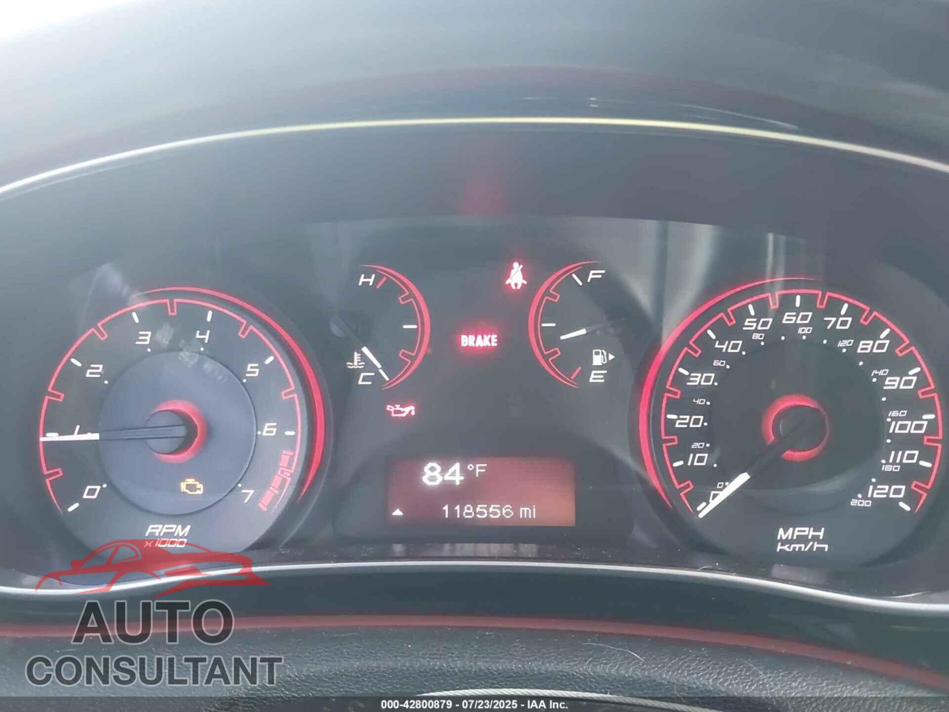 DODGE DART 2015 - 1C3CDFAA2FD200797