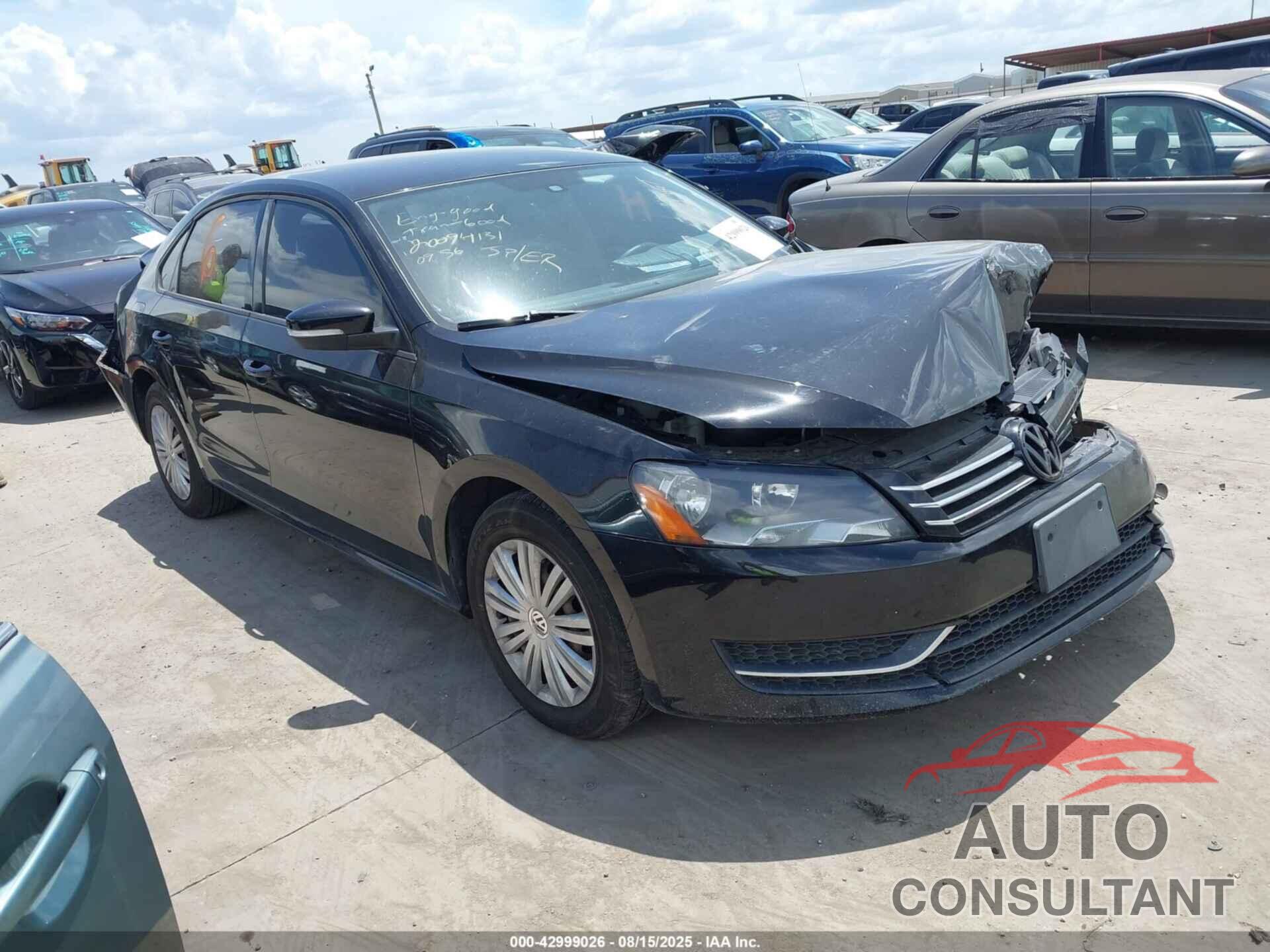 VOLKSWAGEN PASSAT 2014 - 1VWAH7A38EC005190