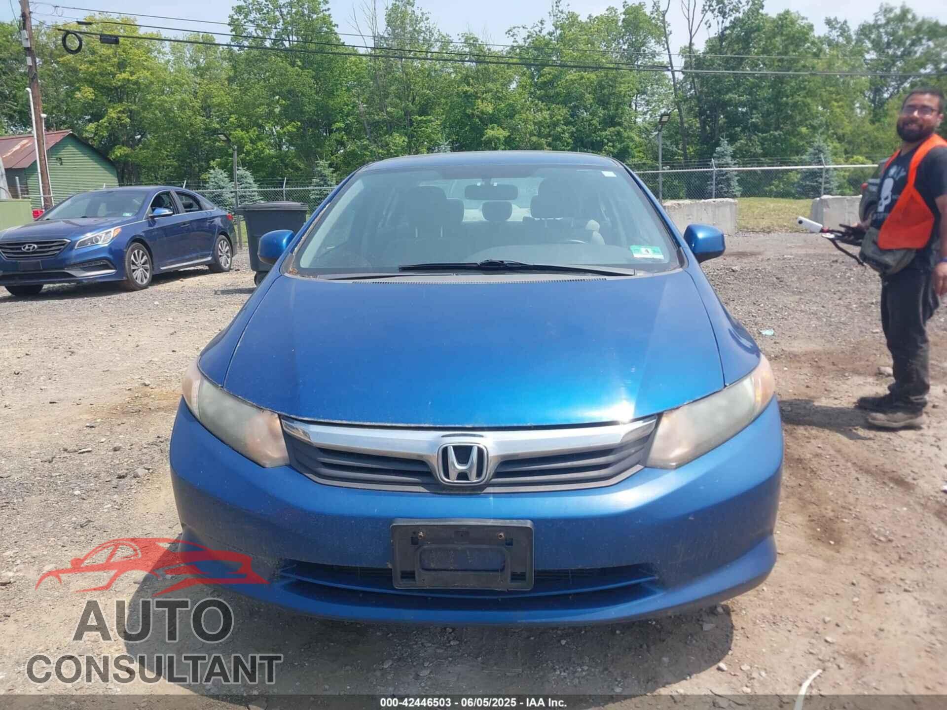 HONDA CIVIC 2012 - 19XFB2F50CE342871