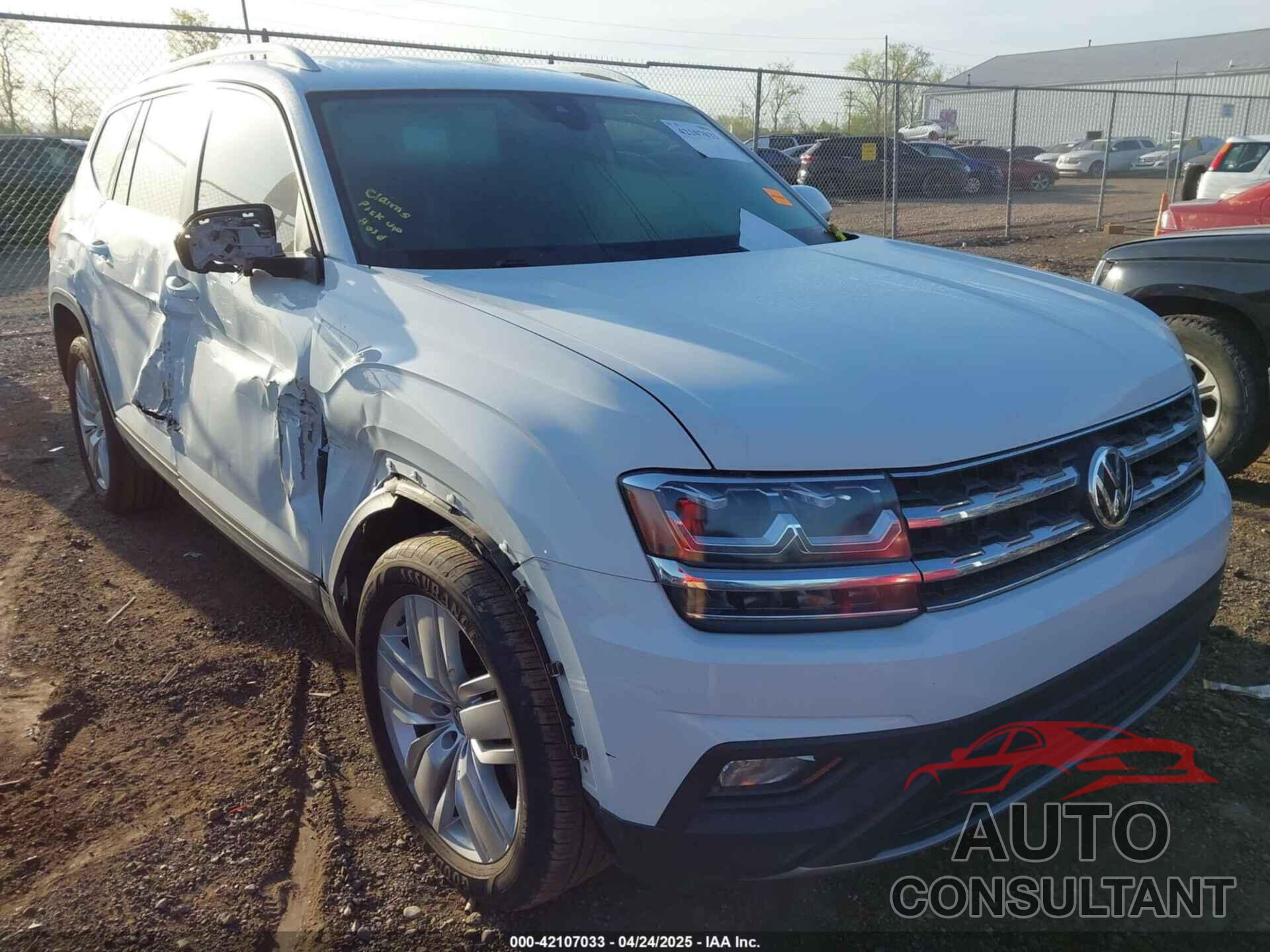 VOLKSWAGEN ATLAS 2019 - 1V2UR2CA2KC526301