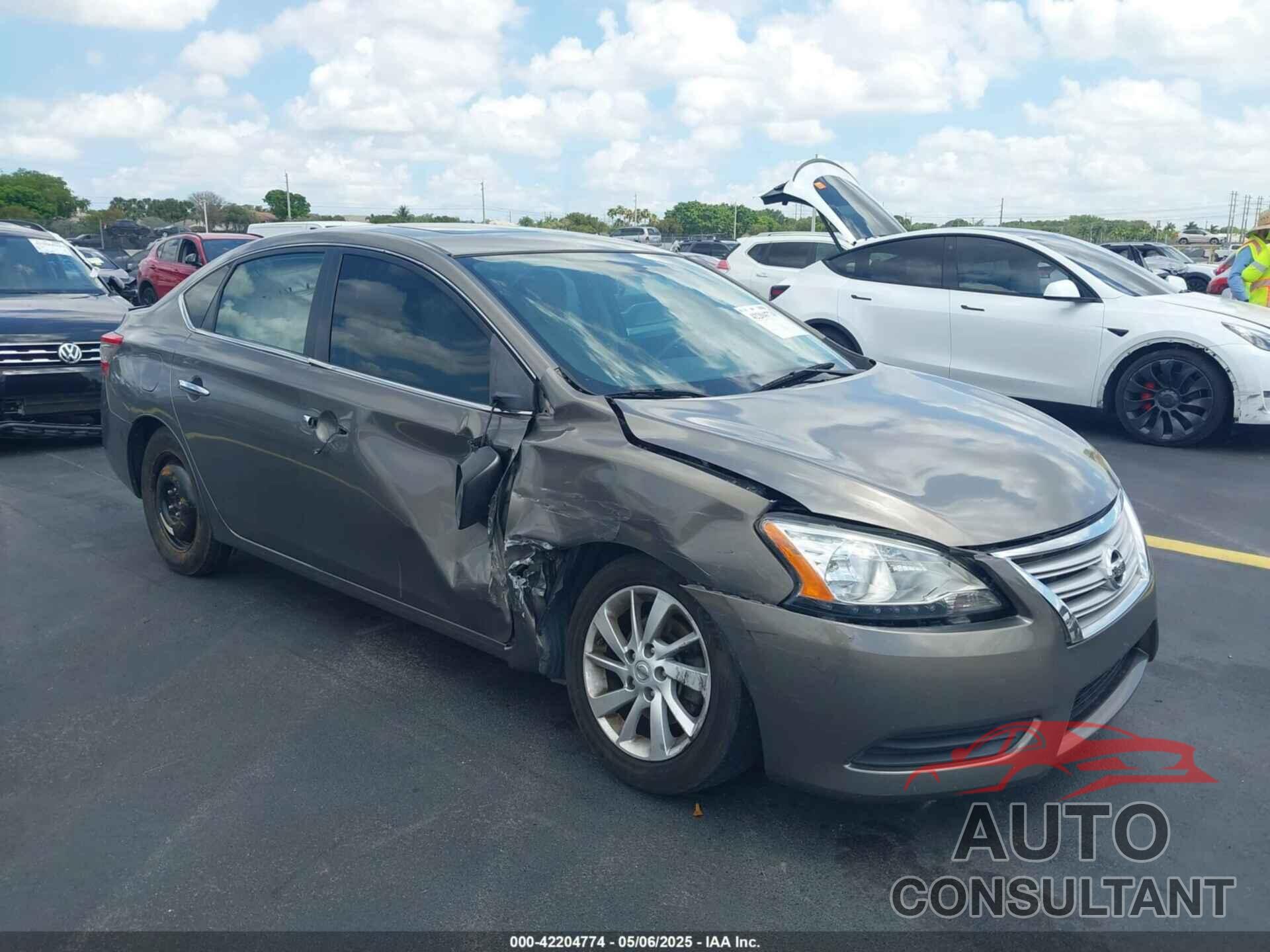 NISSAN SENTRA 2015 - 3N1AB7AP5FY341589