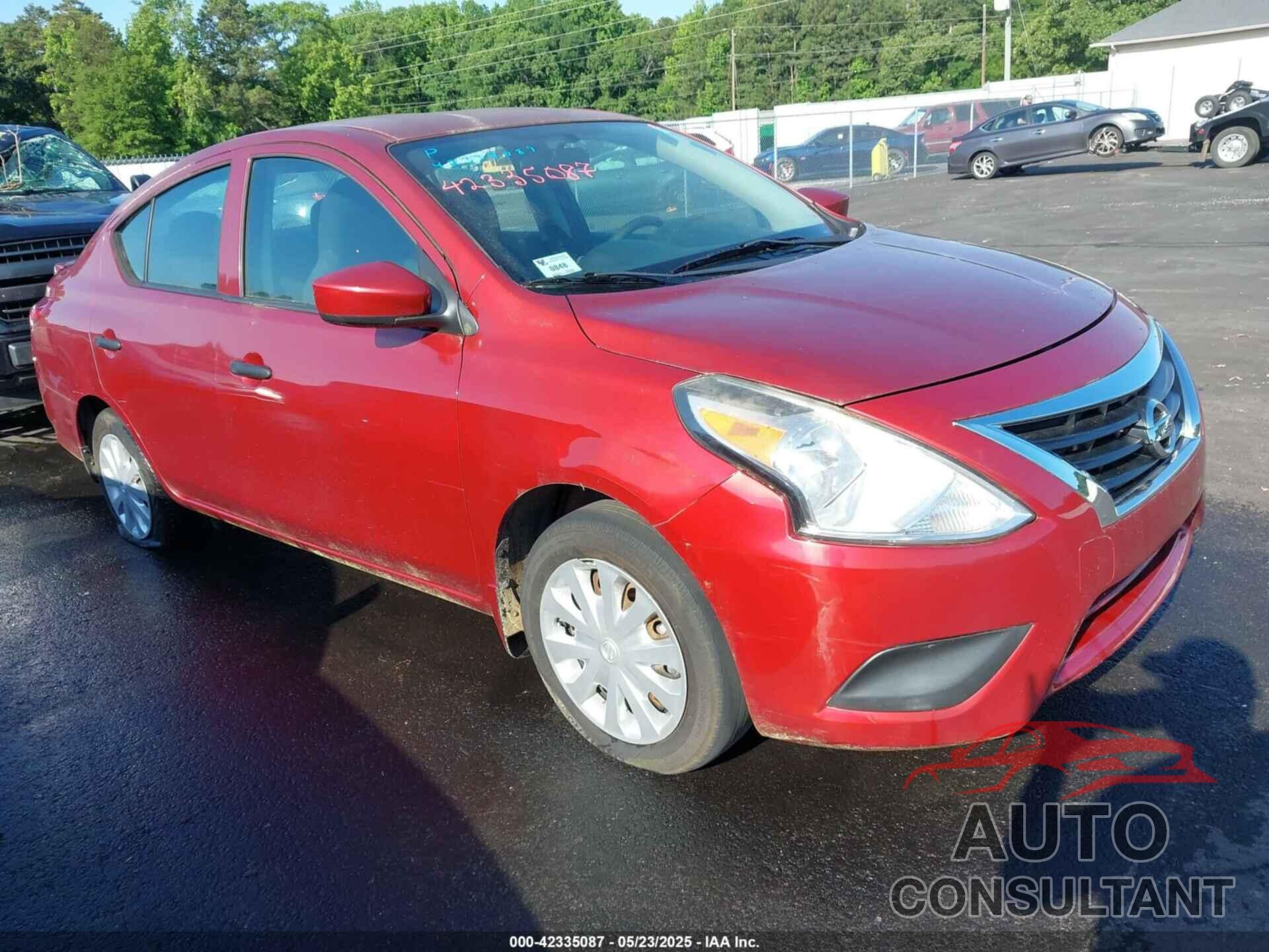 NISSAN VERSA 2016 - 3N1CN7AP6GL825995