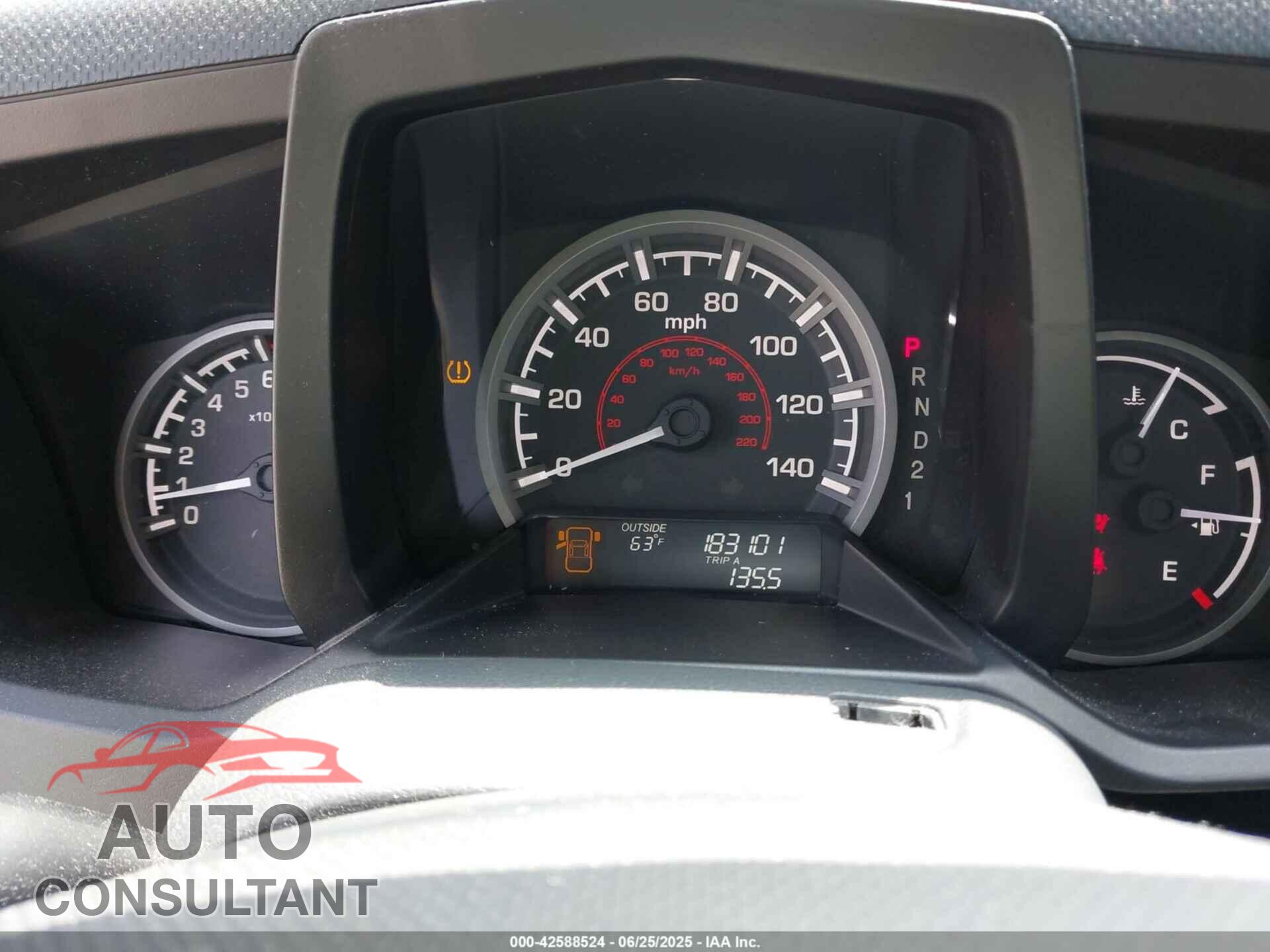 HONDA RIDGELINE 2011 - 5FPYK1F59BB007577