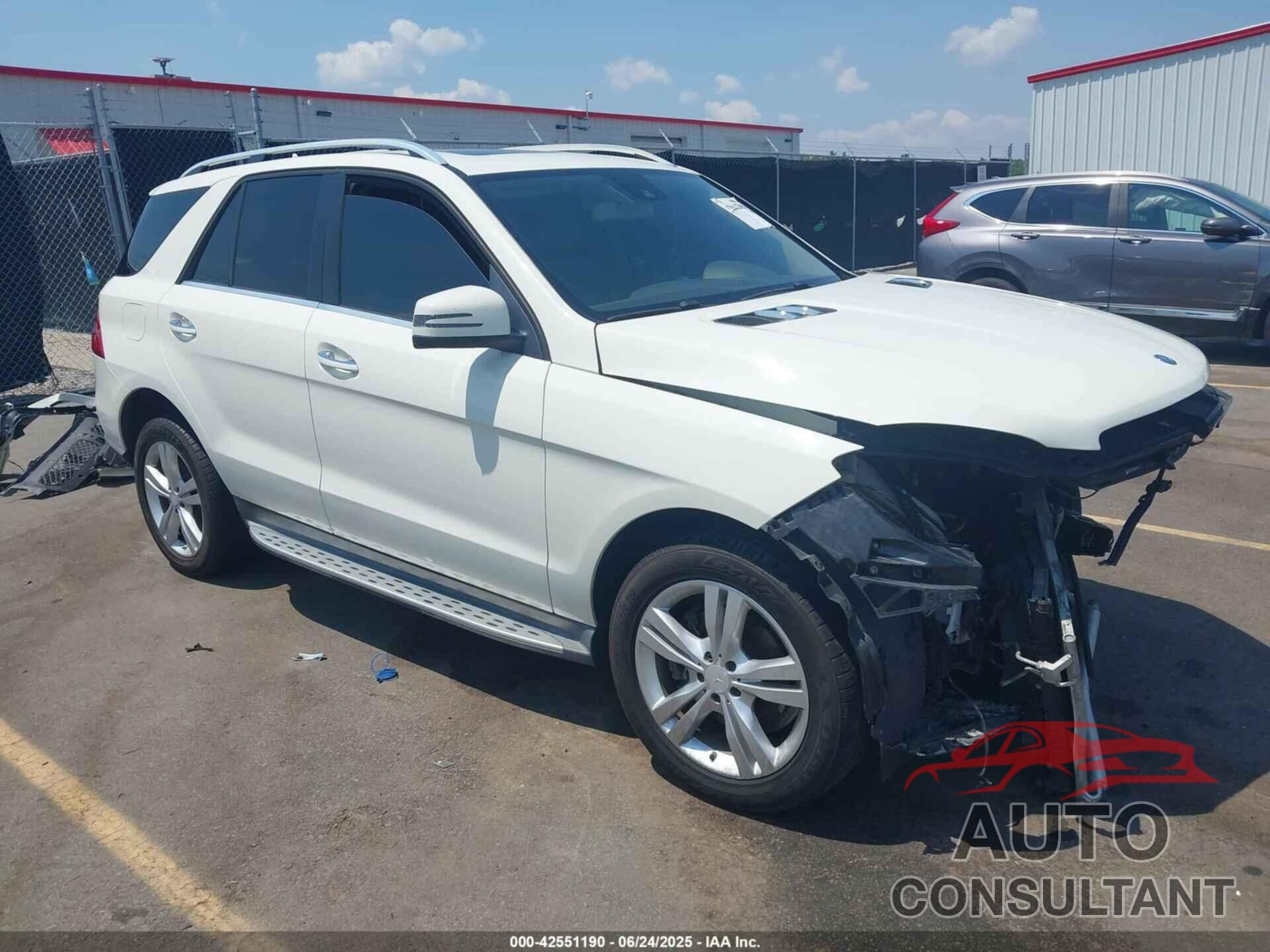 MERCEDES-BENZ ML 350 2013 - 4JGDA5JB4DA128944