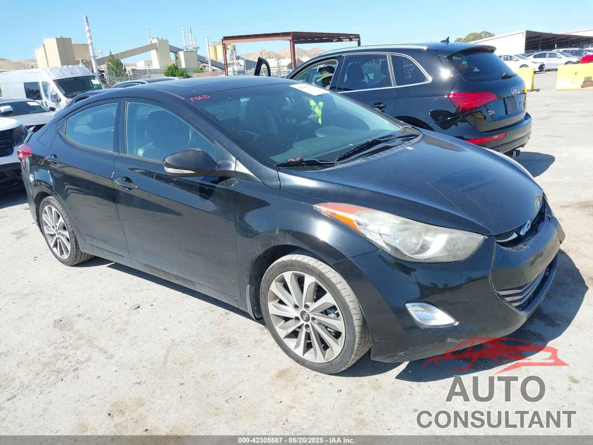 HYUNDAI ELANTRA 2013 - KMHDH4AE1DU887033