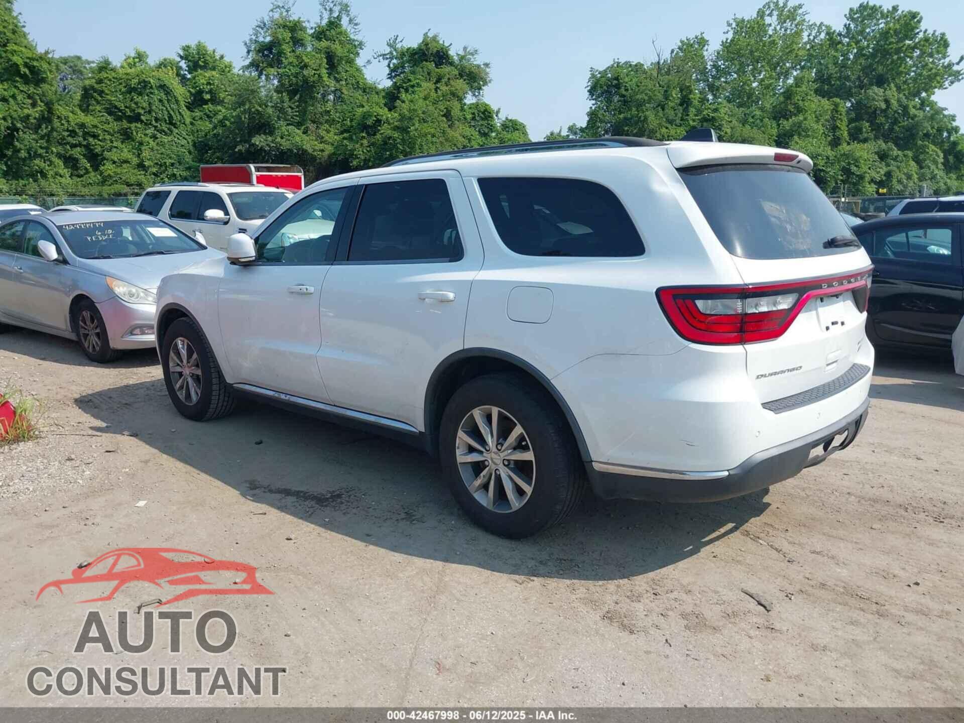 DODGE DURANGO 2015 - 1C4RDHDGXFC789038