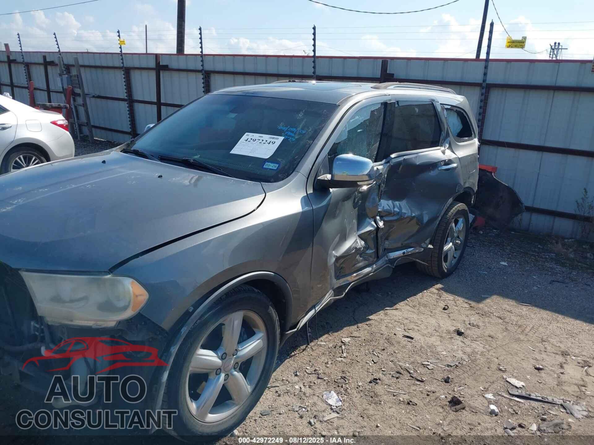 DODGE DURANGO 2012 - 1C4SDHET0CC251974