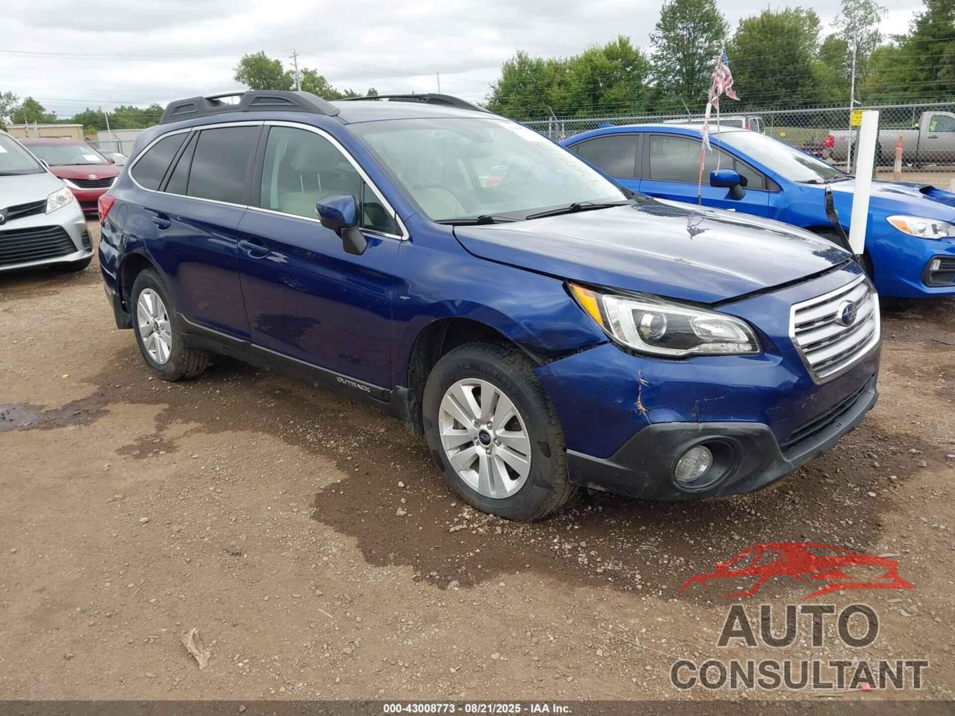 SUBARU OUTBACK 2017 - 4S4BSAFC4H3202338