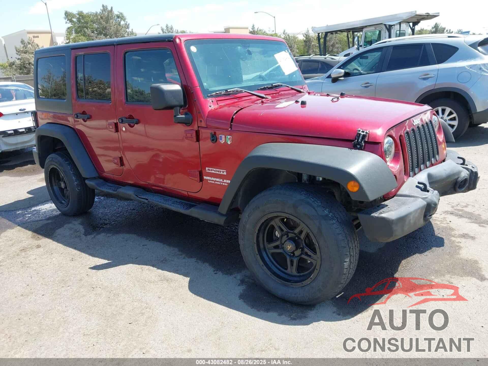 JEEP WRANGLER UNLIMITED 2013 - 1C4BJWDG9DL589487