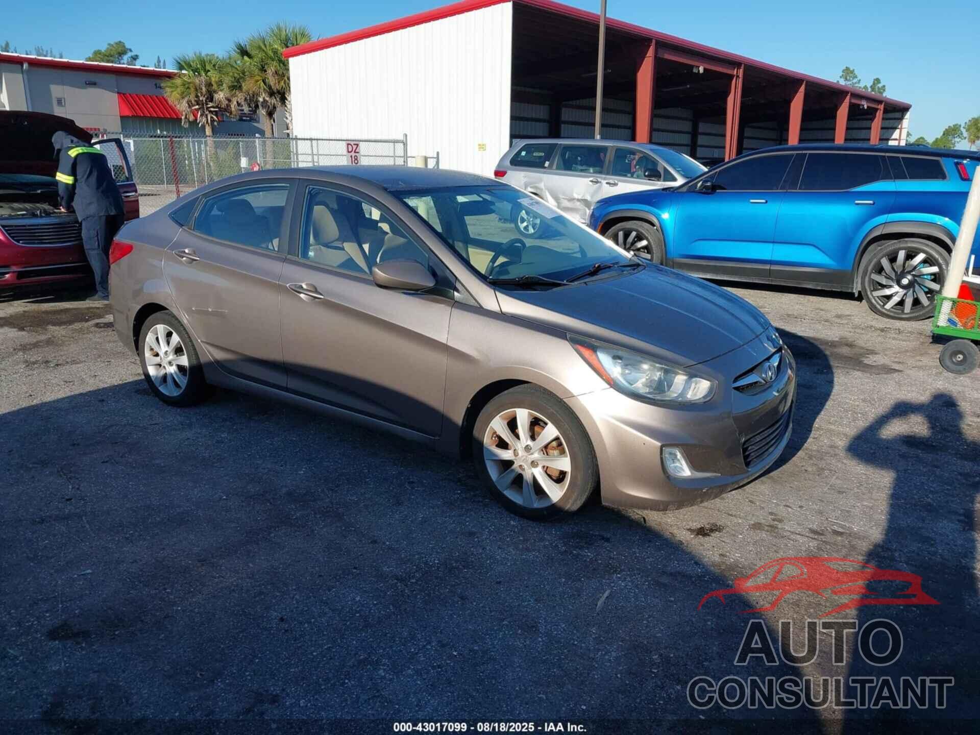 HYUNDAI ACCENT 2012 - KMHCU4AE0CU195531