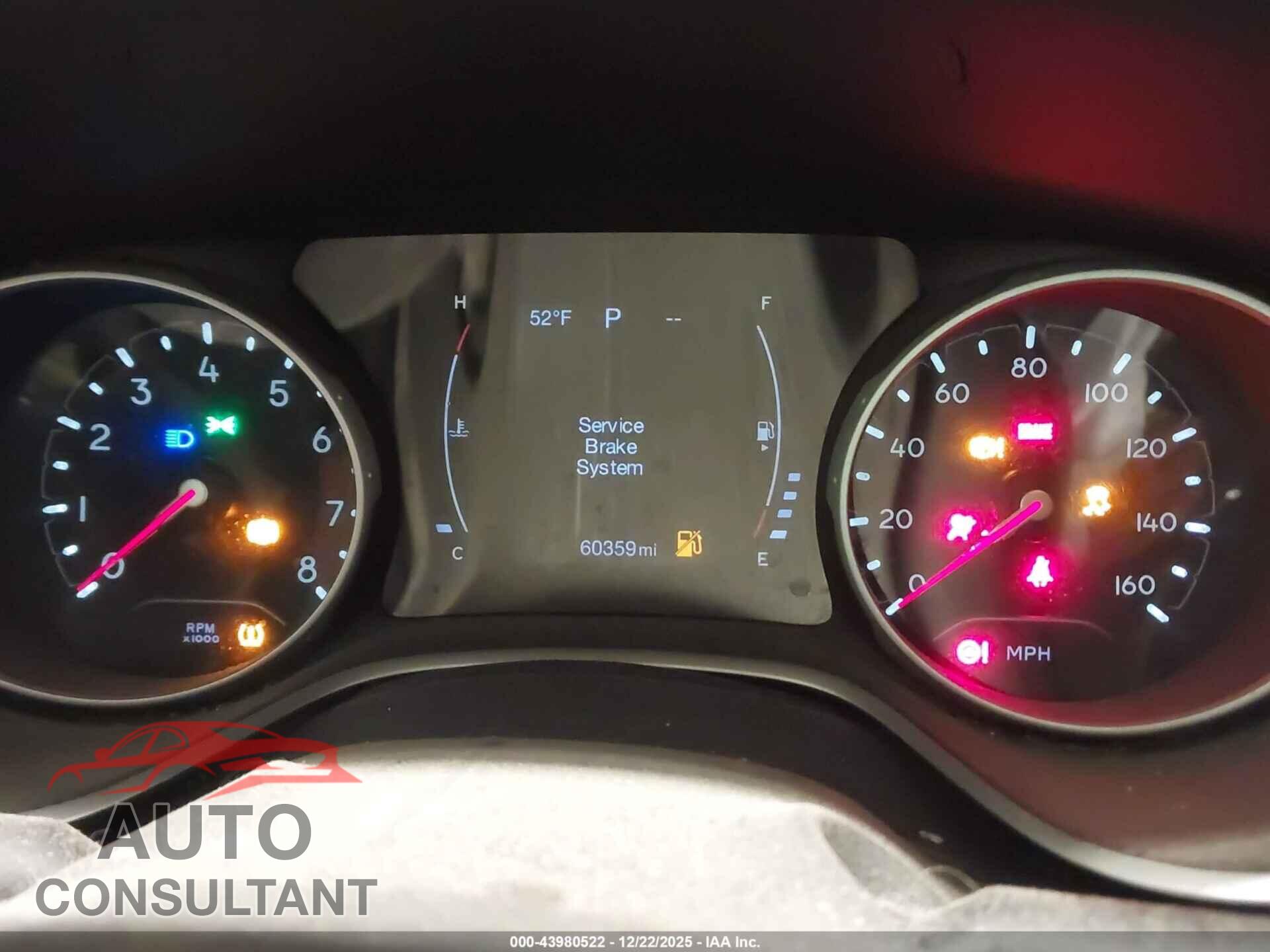 JEEP NEW COMPASS 2017 - 3C4NJDAB2HT596933
