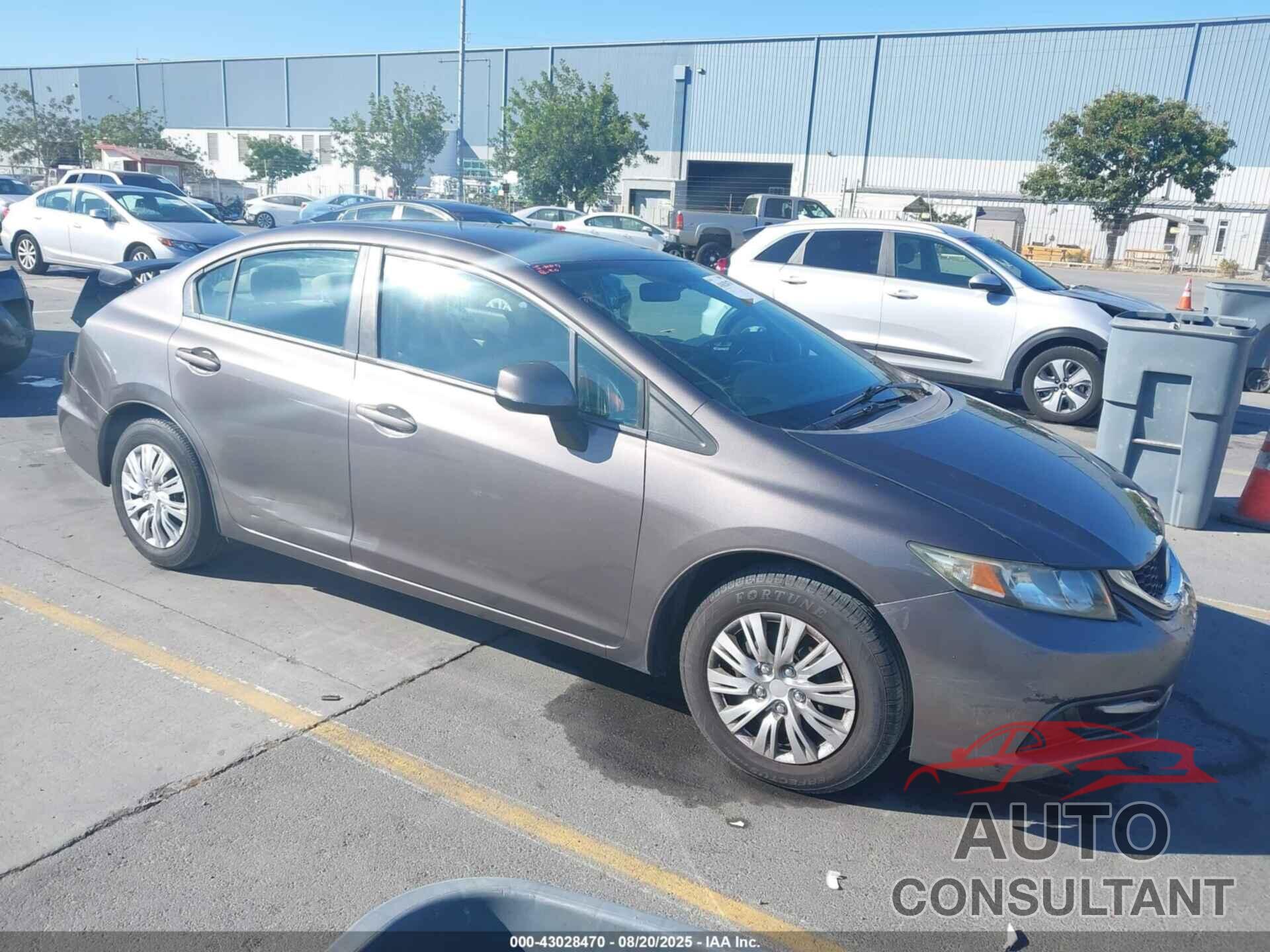 HONDA CIVIC 2013 - 19XFB2F56DE047890