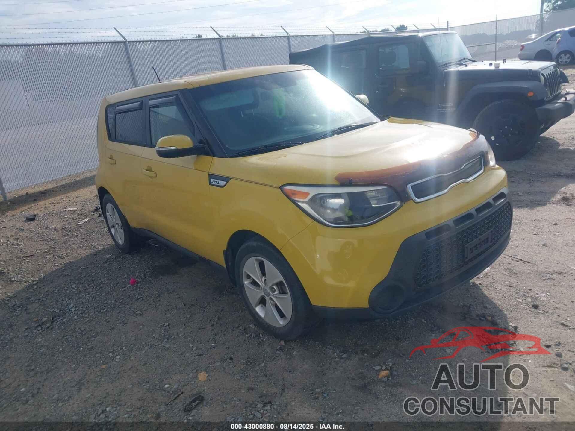 KIA SOUL 2014 - KNDJP3A53E7046884